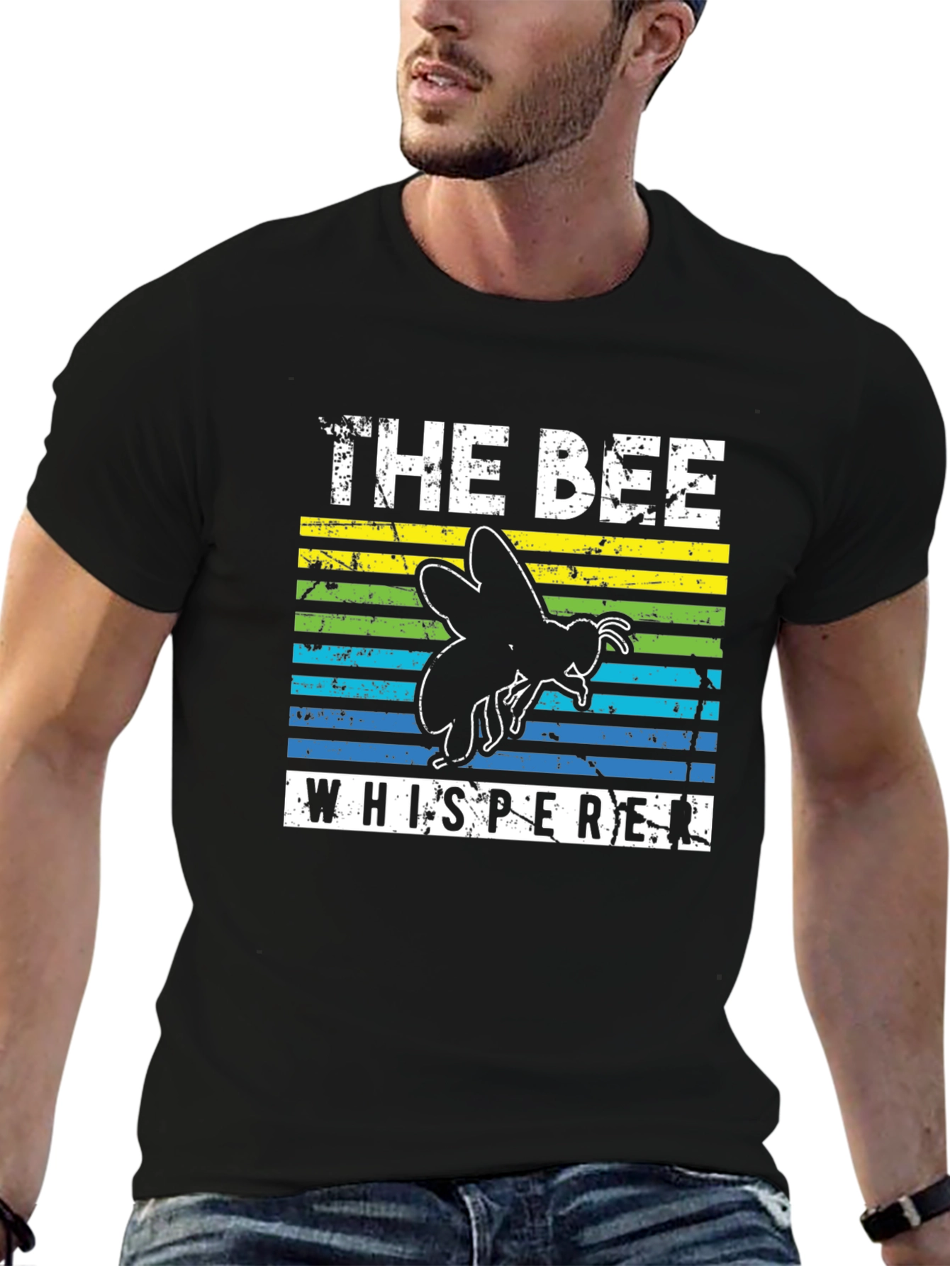 Black The Bee Whisperer Graphic Tee view 6