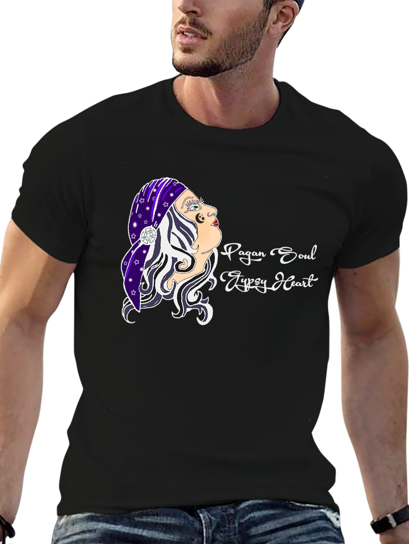 Pagan Soul Gypsy Heart Graphic T-Shirt - 6