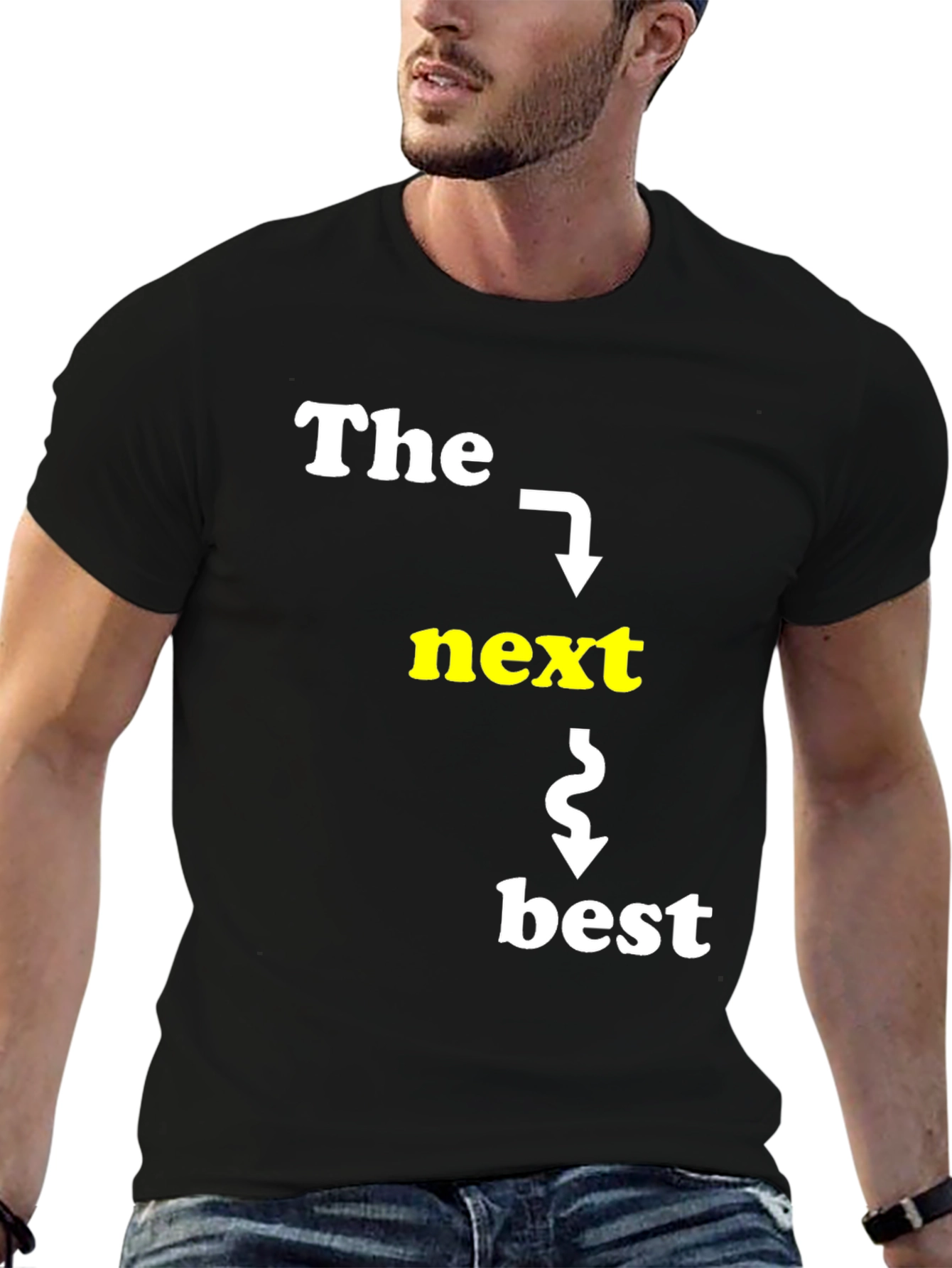 Black The Next Best Thing Graphic T-Shirt view 6
