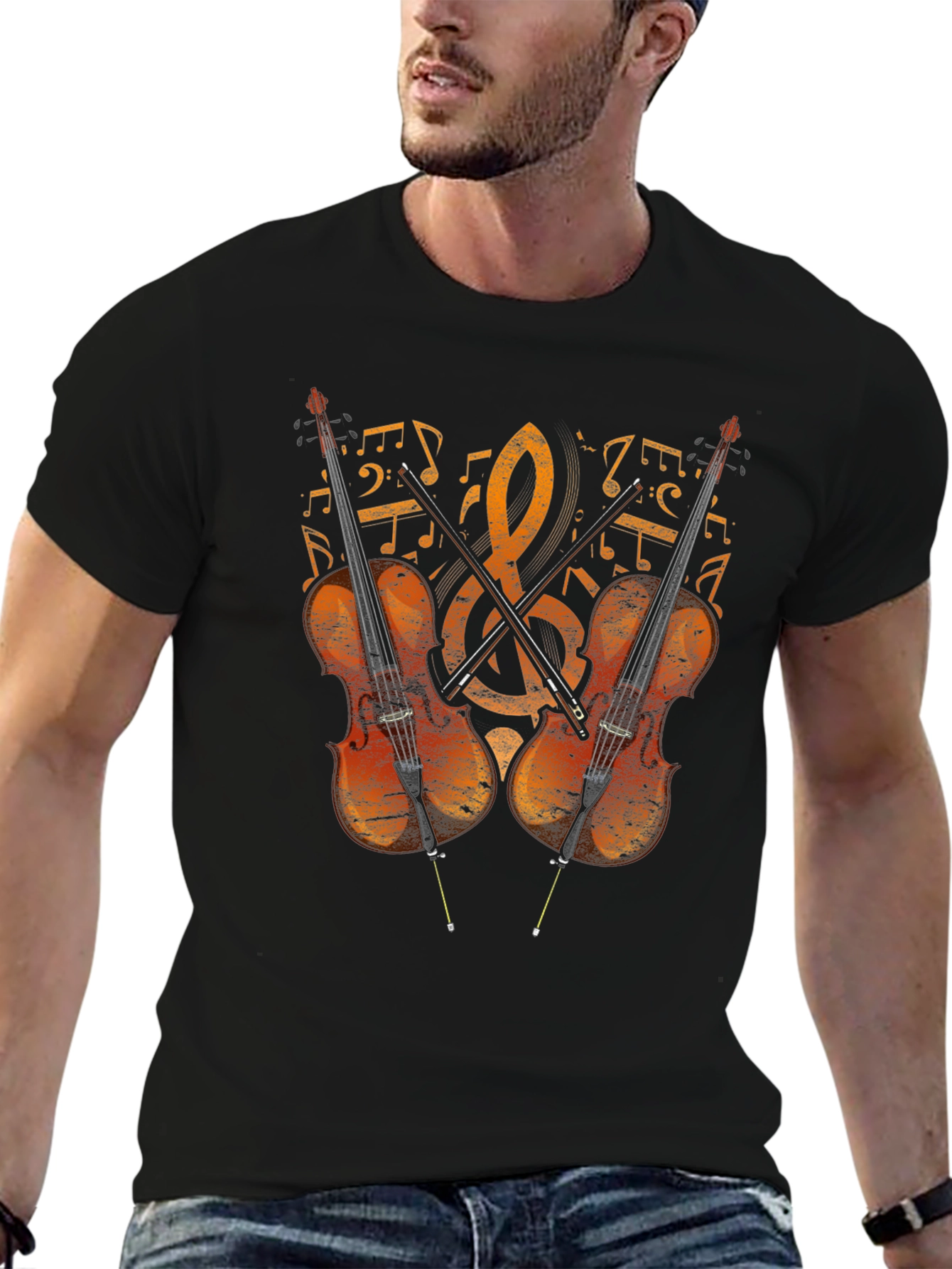 Black Violin Graphic Tee view 6