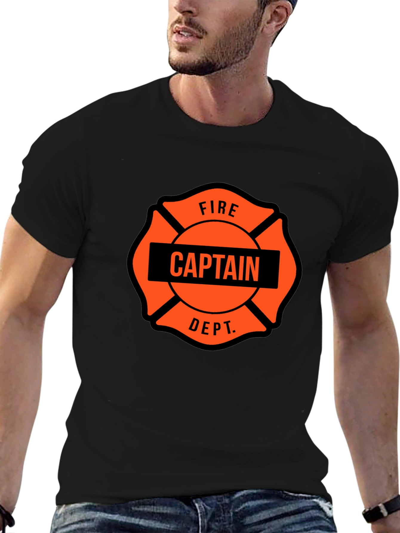Black Fire Captain Dept. T-Shirt view 6