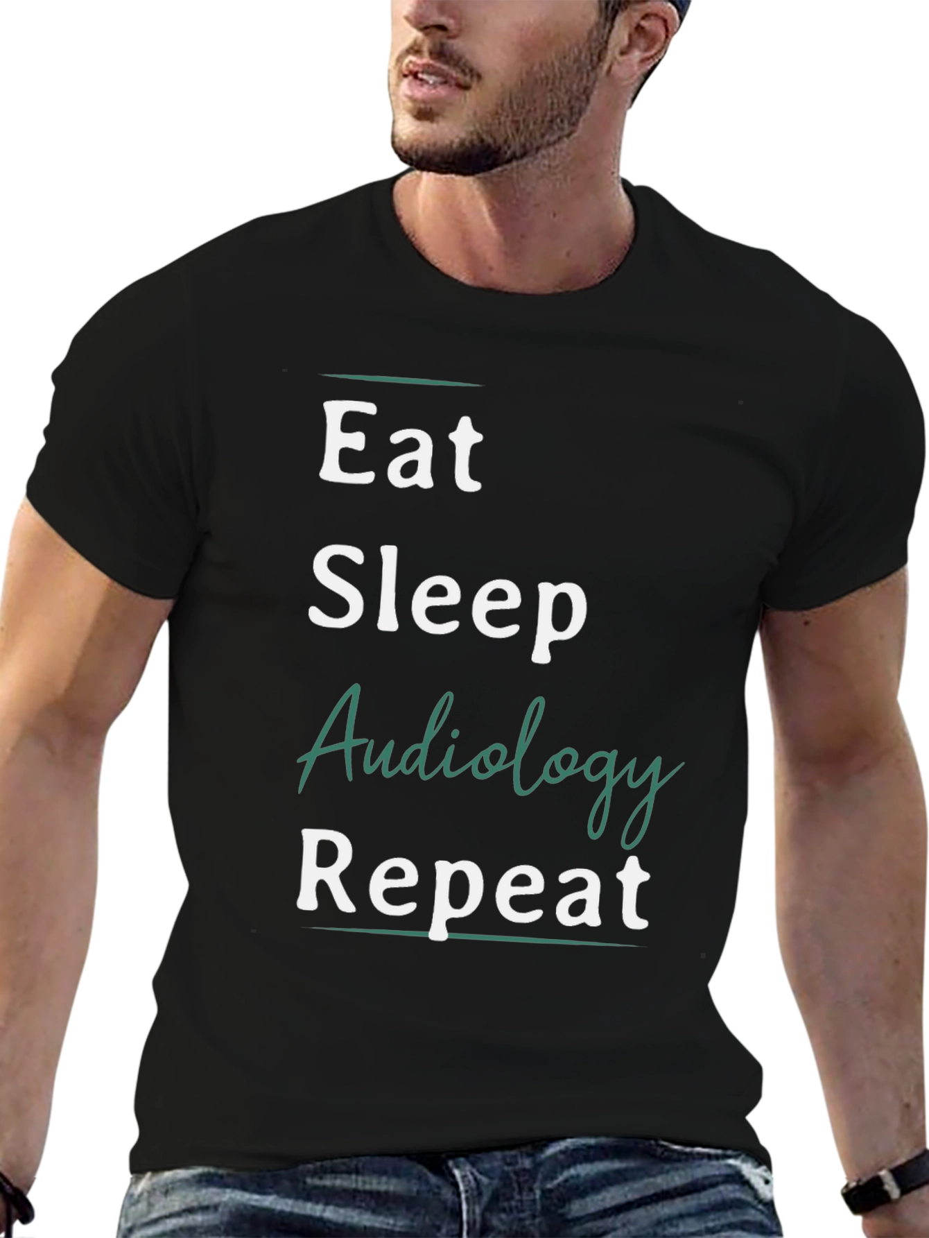 Eat Sleep Audiology Repeat T-Shirt - 6