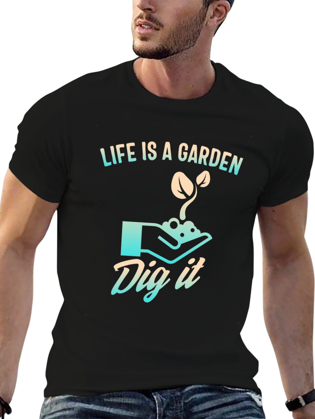 Black Life is a Garden T-Shirt - Dig It view 6