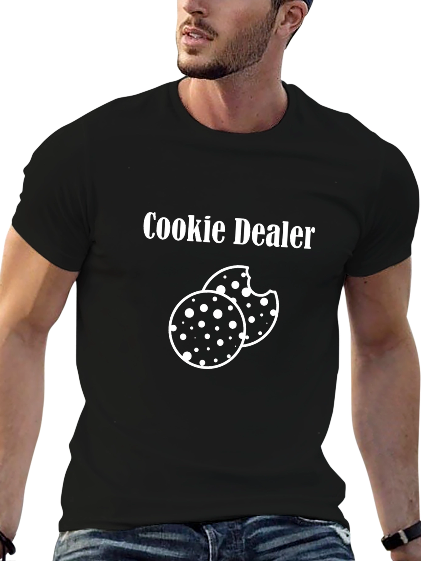 Black Cookie Dealer Graphic T-Shirt view 6