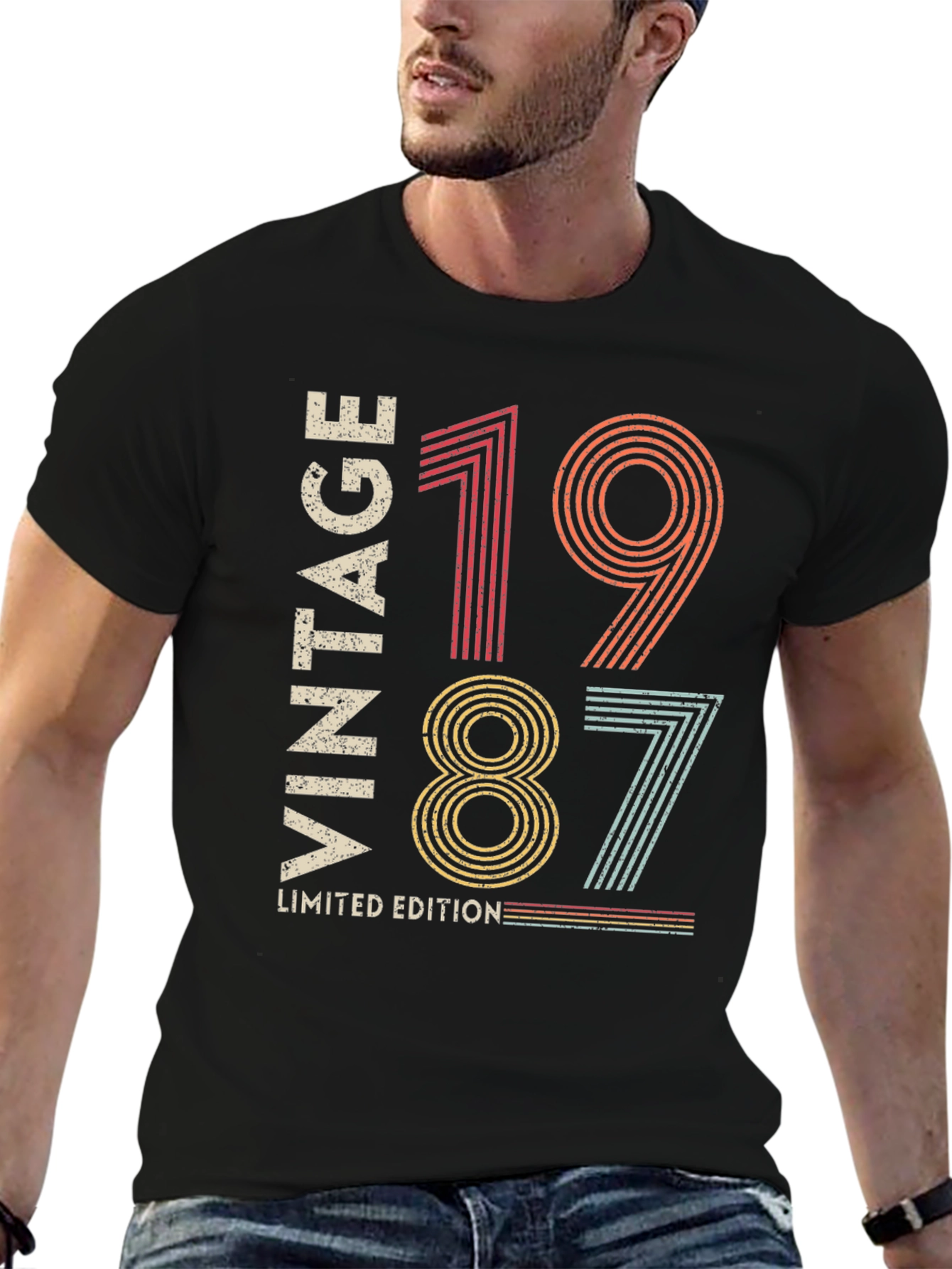 Black Vintage 1987 Limited Edition Graphic Tee view 6
