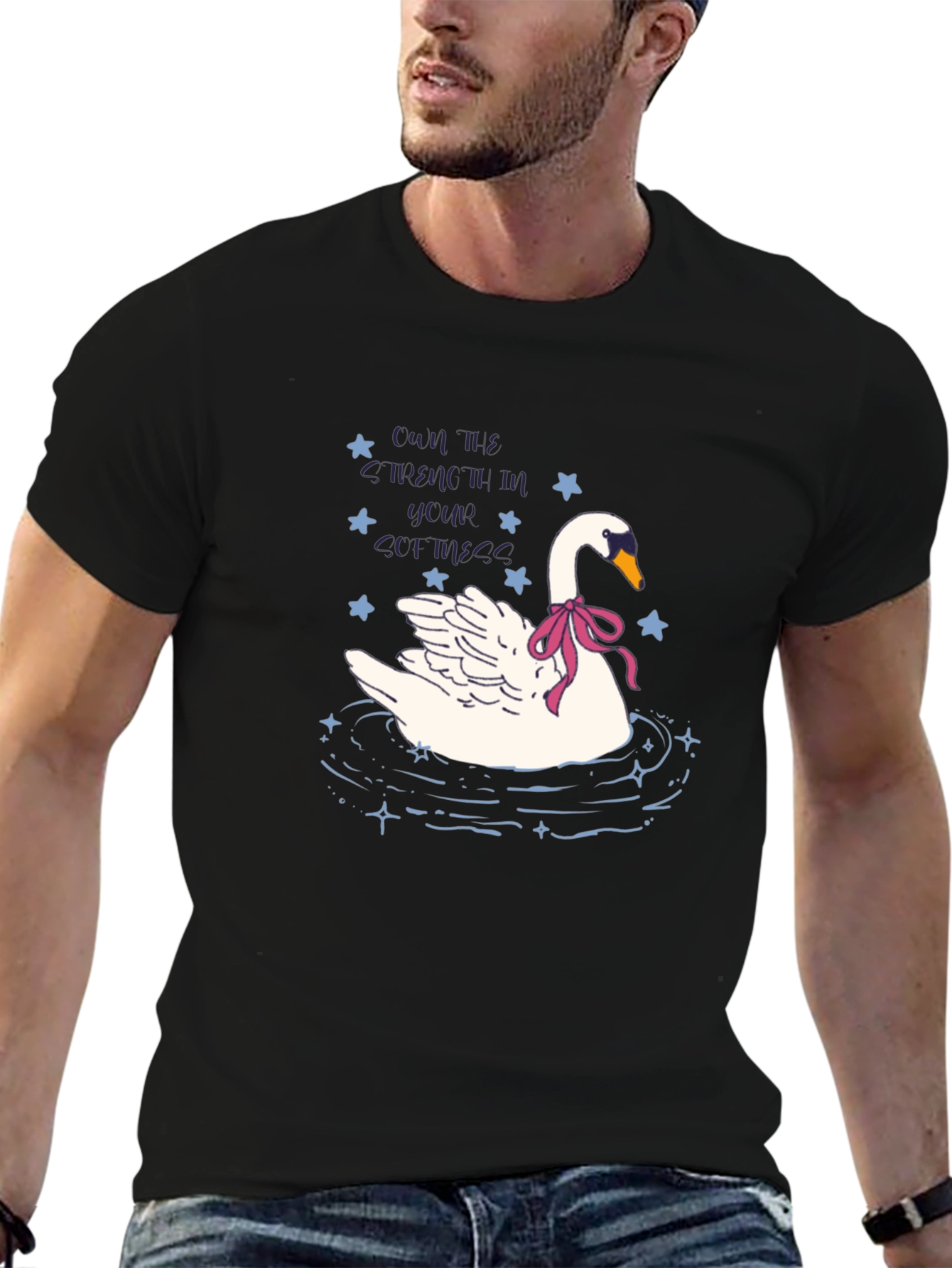 Black Swan Princess Graphic Tee - Stylish Unisex T-Shirt view 6