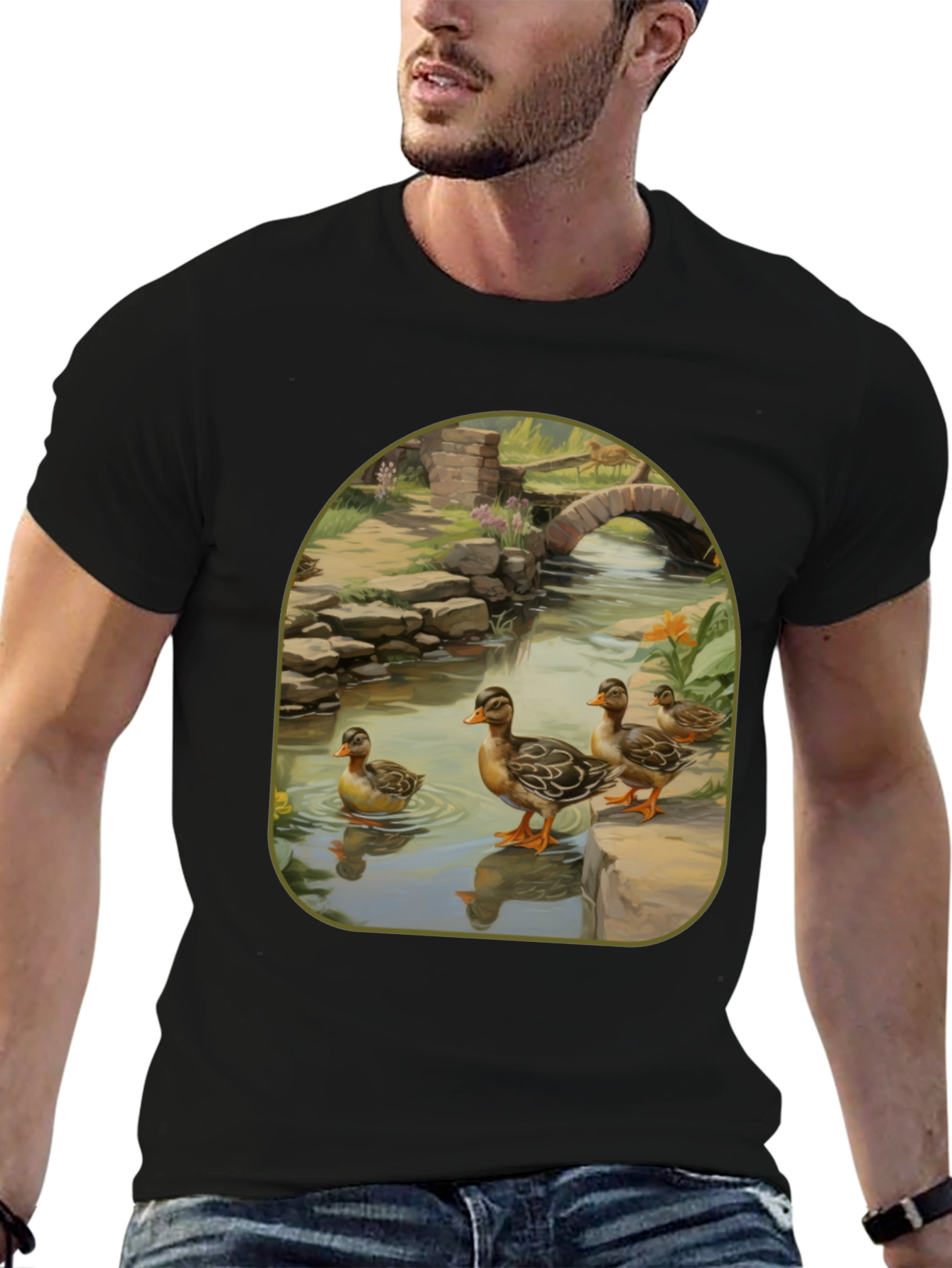 Black Duck Pond Graphic Tee view 6