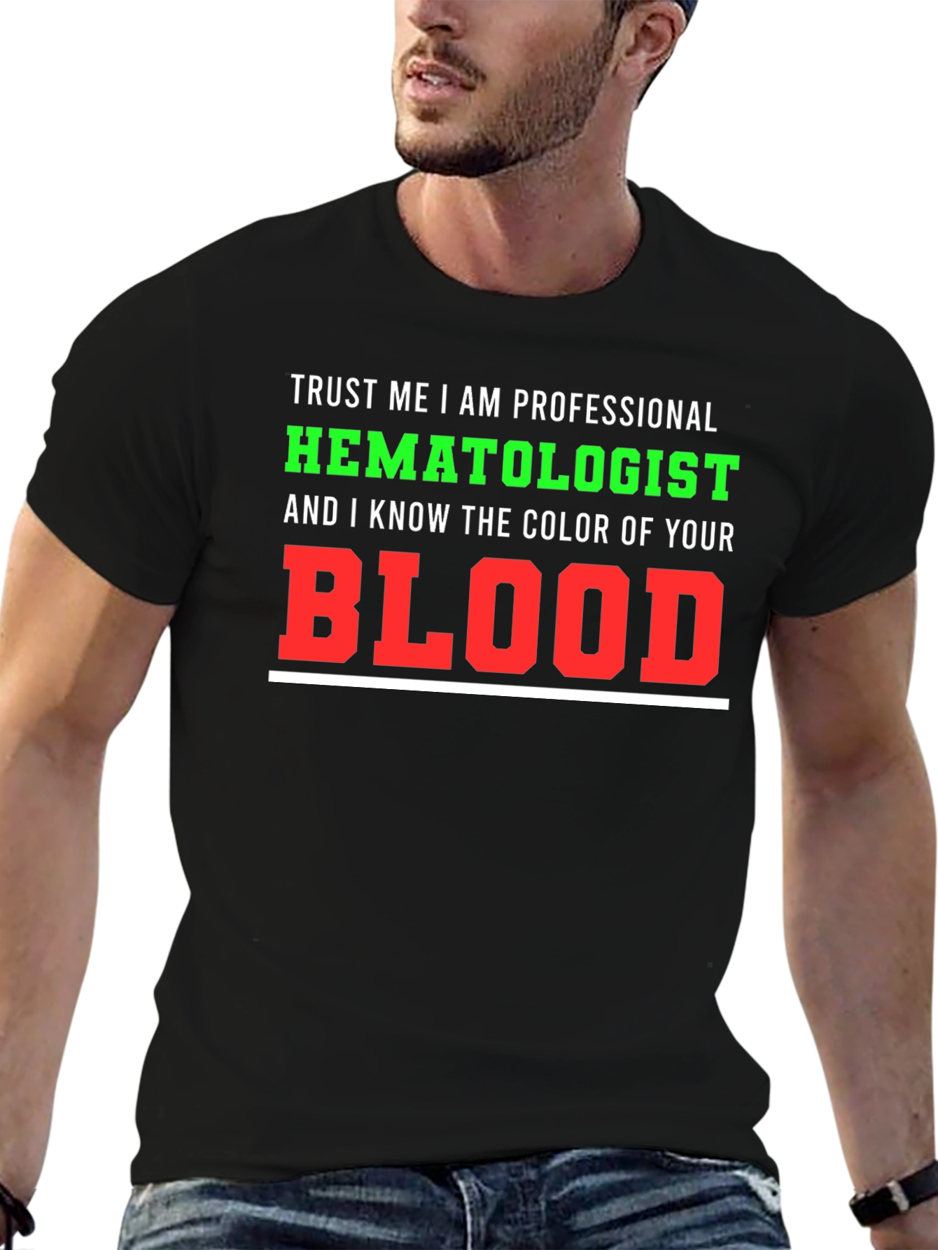 Black Hematologist T-Shirt: Trust Me view 6