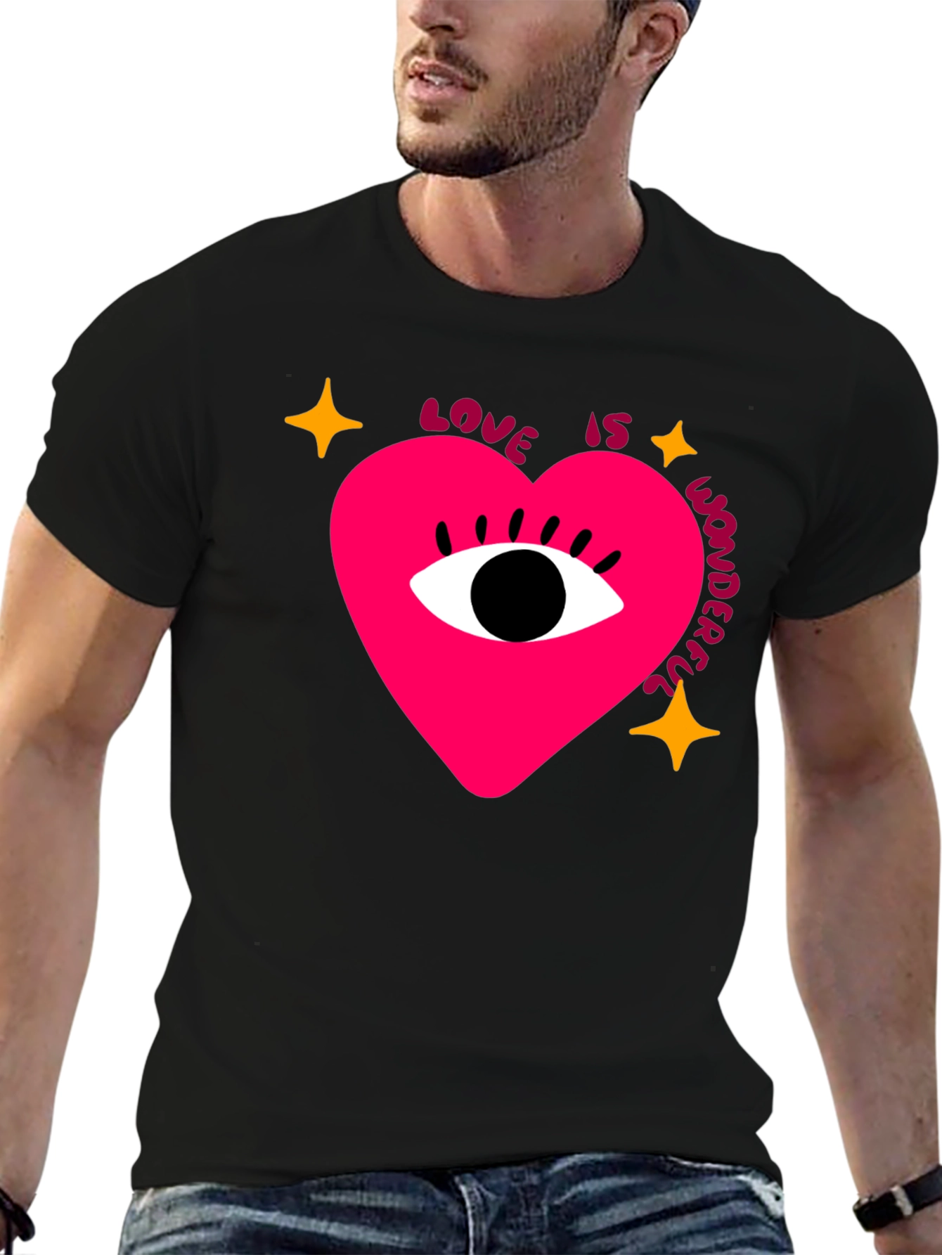 Black Love Is Wonderful T-Shirt view 6