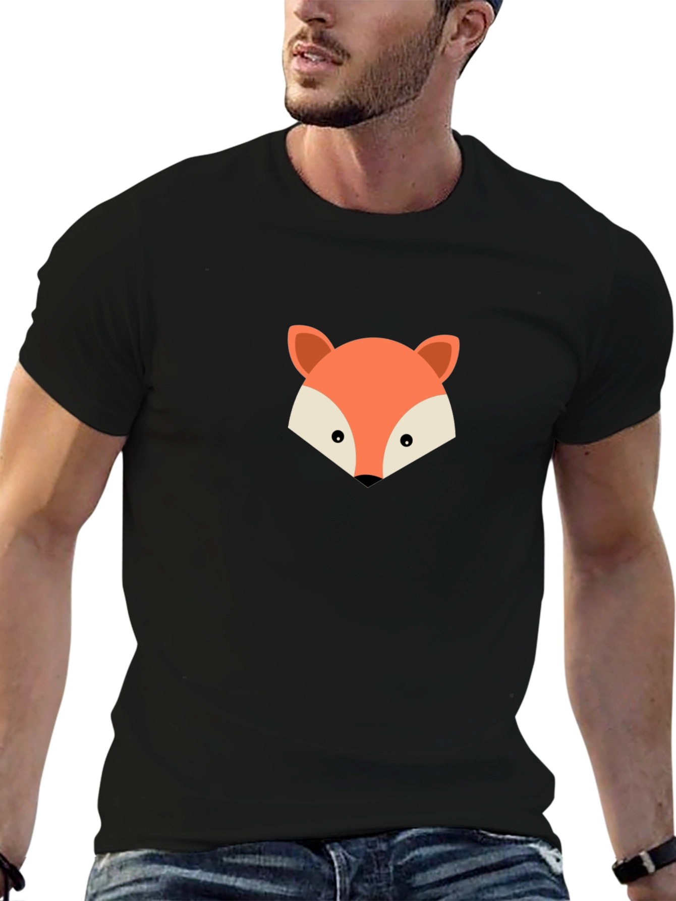Black Fox Graphic Tee - Casual Comfort view 6