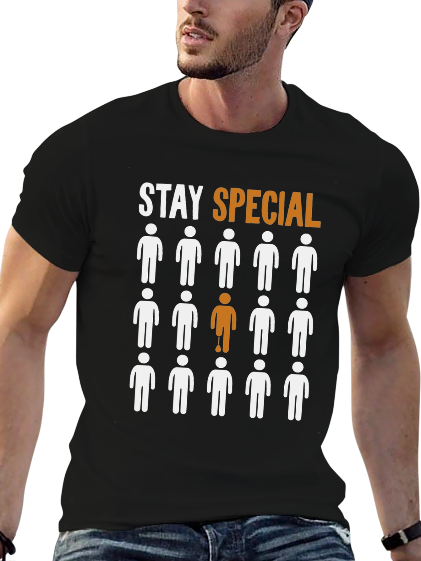 Black Stay Special Graphic T-Shirt view 6