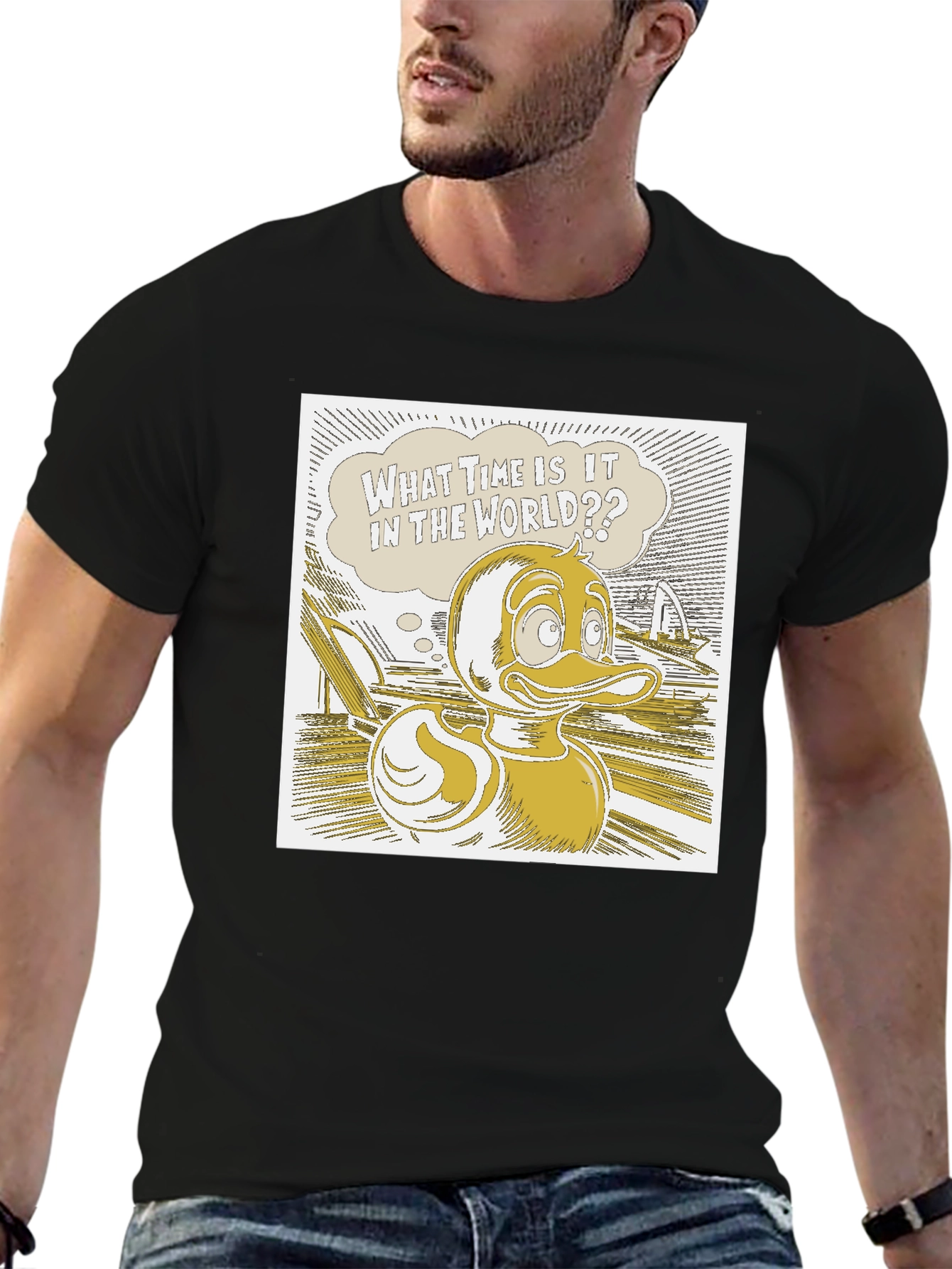 Black Duck Time T-Shirt: What Time is it in the World? view 6
