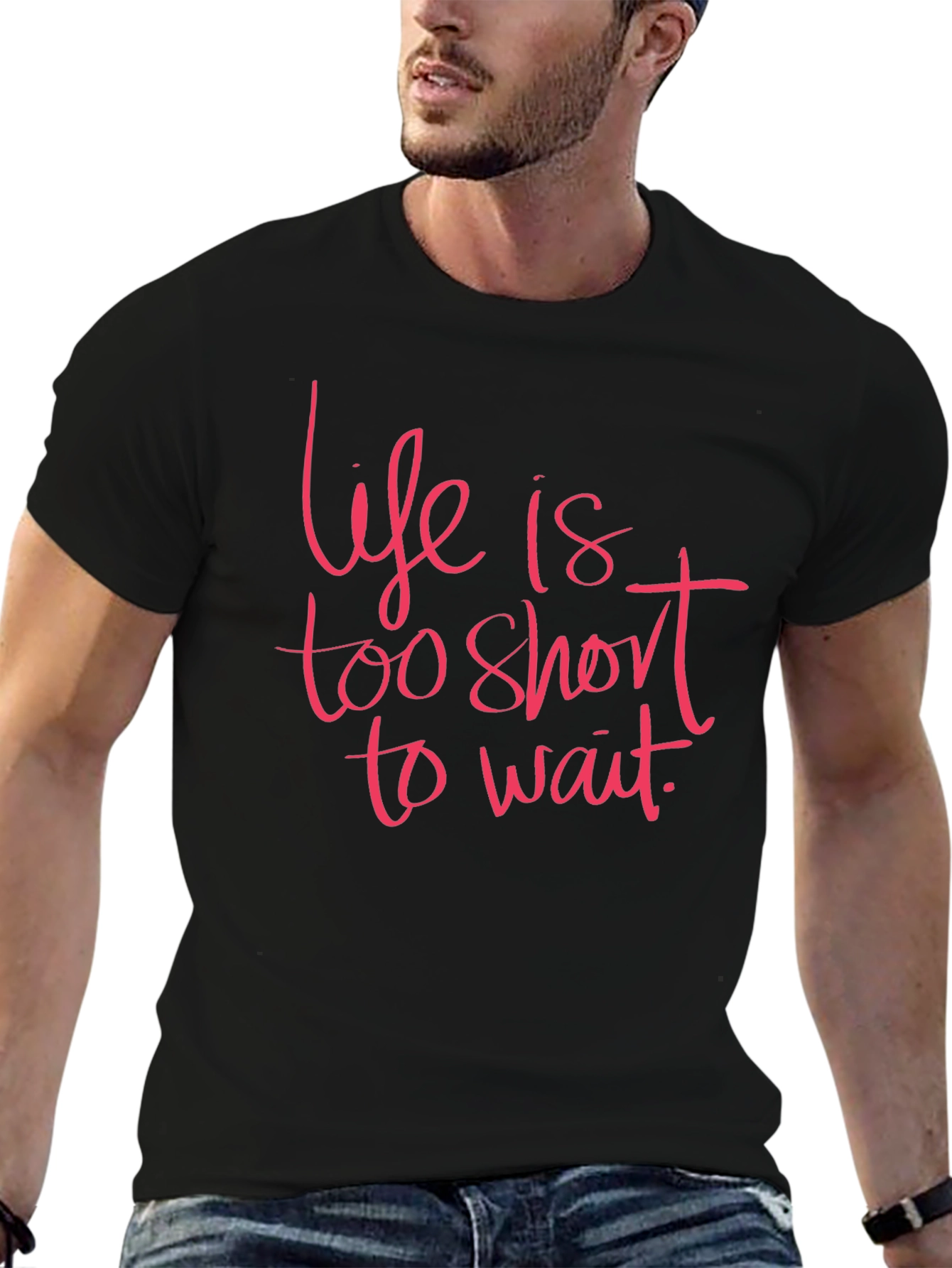 Black Life is Too Short Graphic Tee view 6