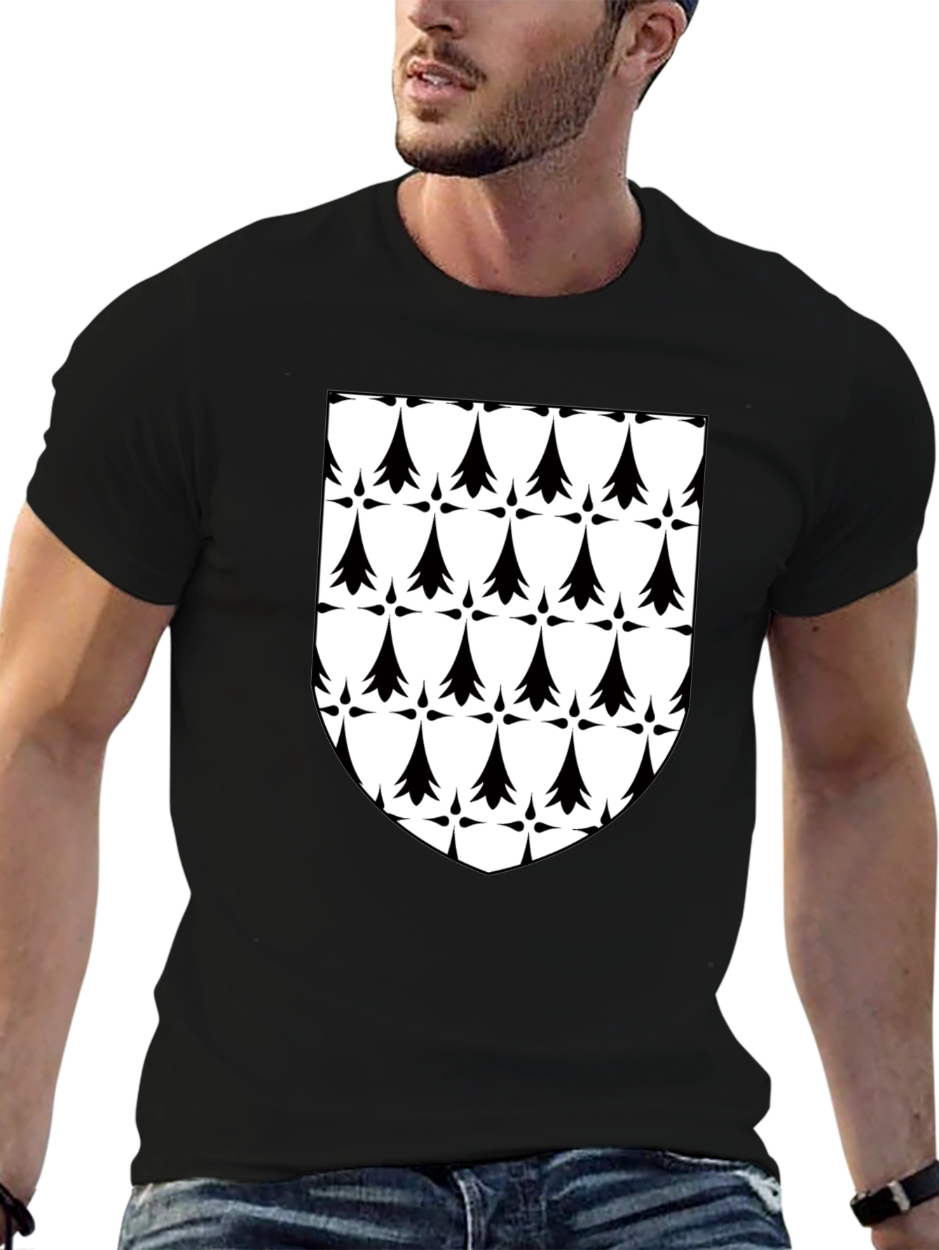 Breton Ermine T-Shirt - Black - 6