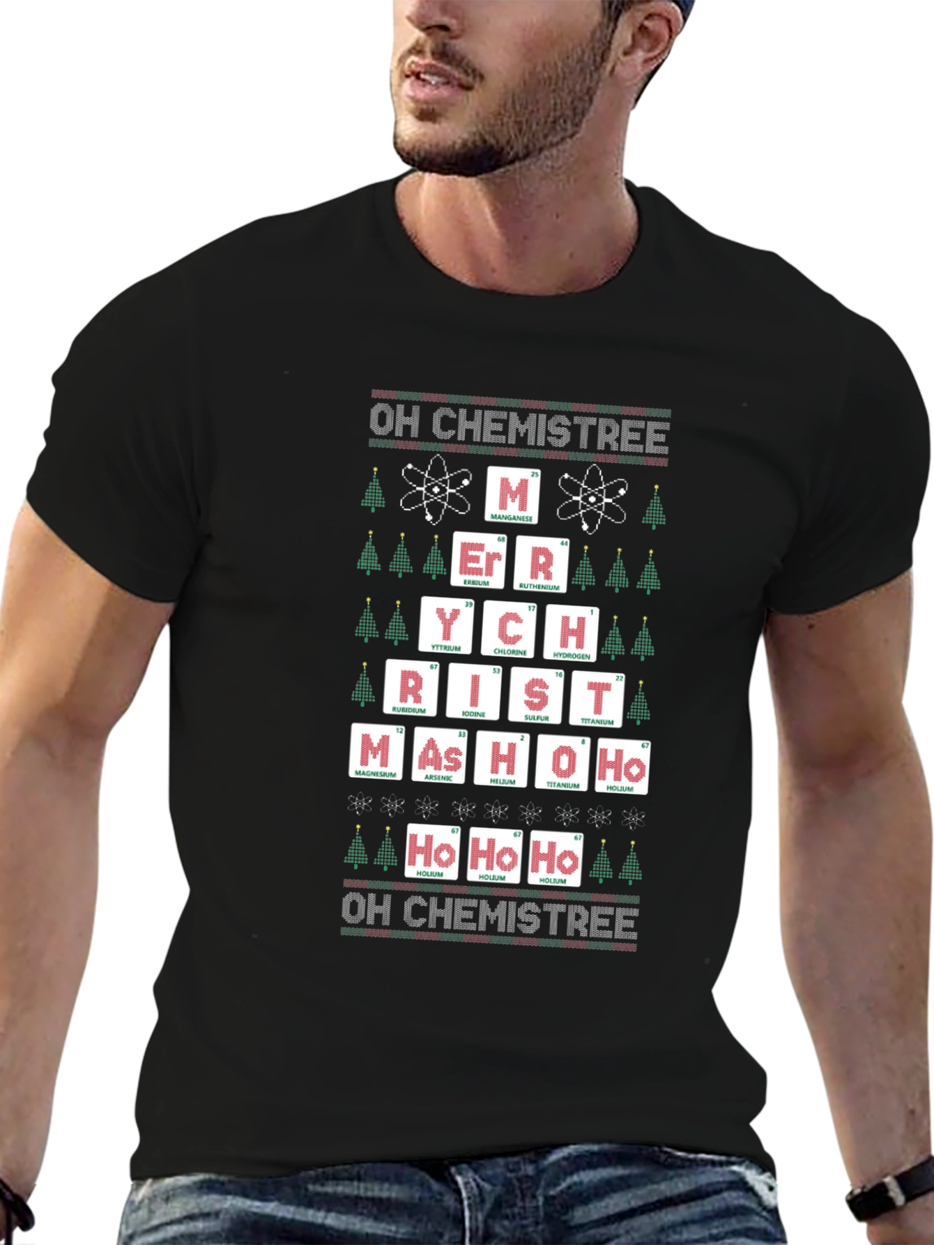 Oh Chemistree! Periodic Table Christmas T-Shirt - 6