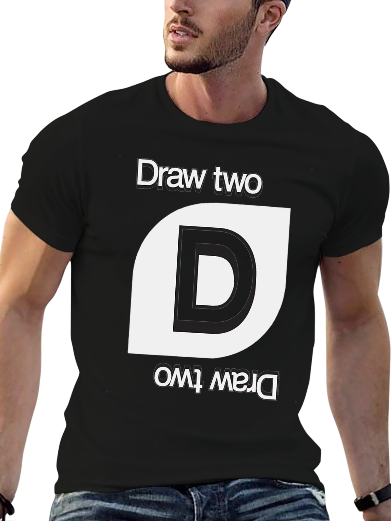 Black Draw Two Reversible T-Shirt view 6