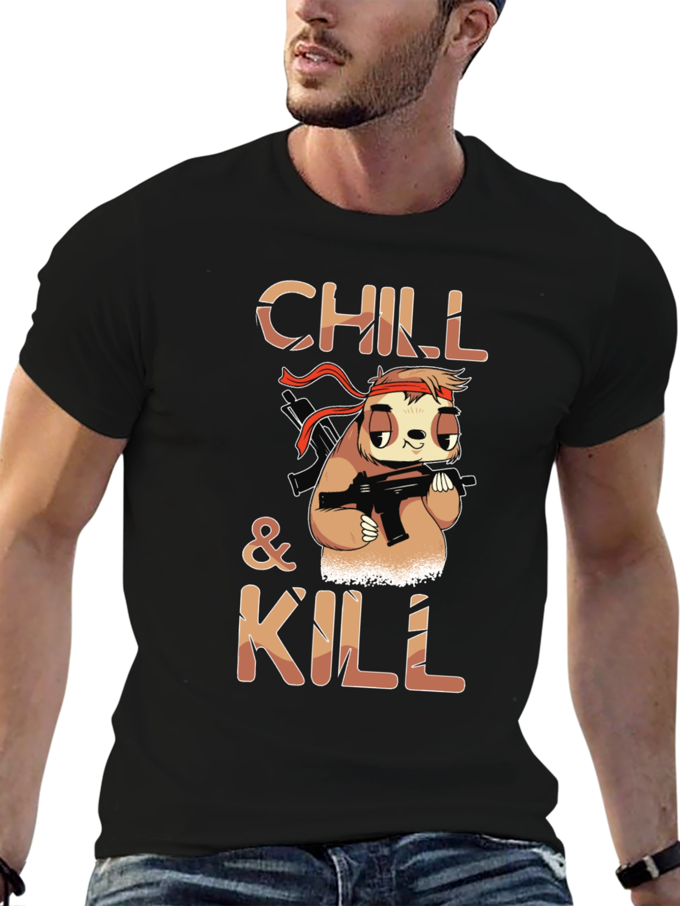Black Chill & Kill T-Shirt view 6