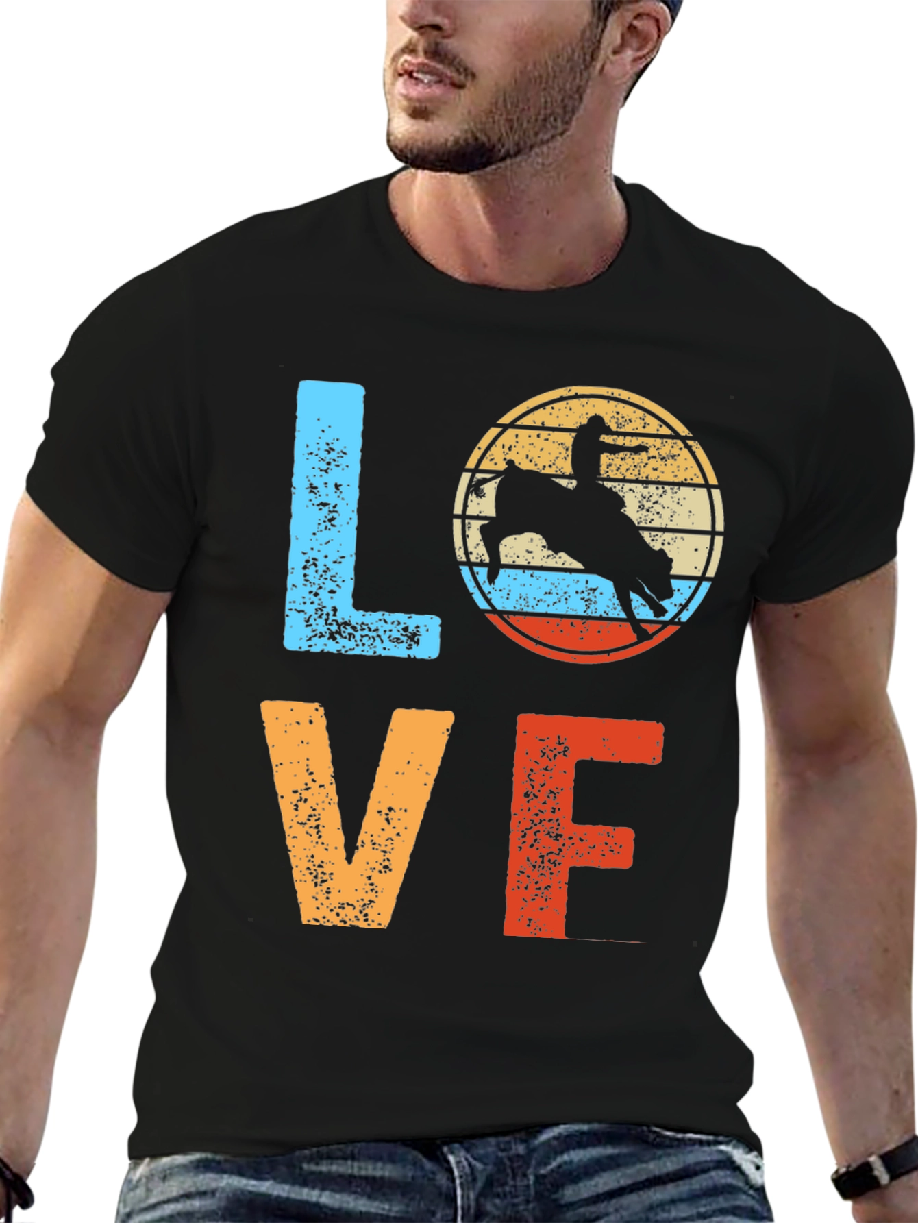 Black Love Rodeo T-Shirt view 6