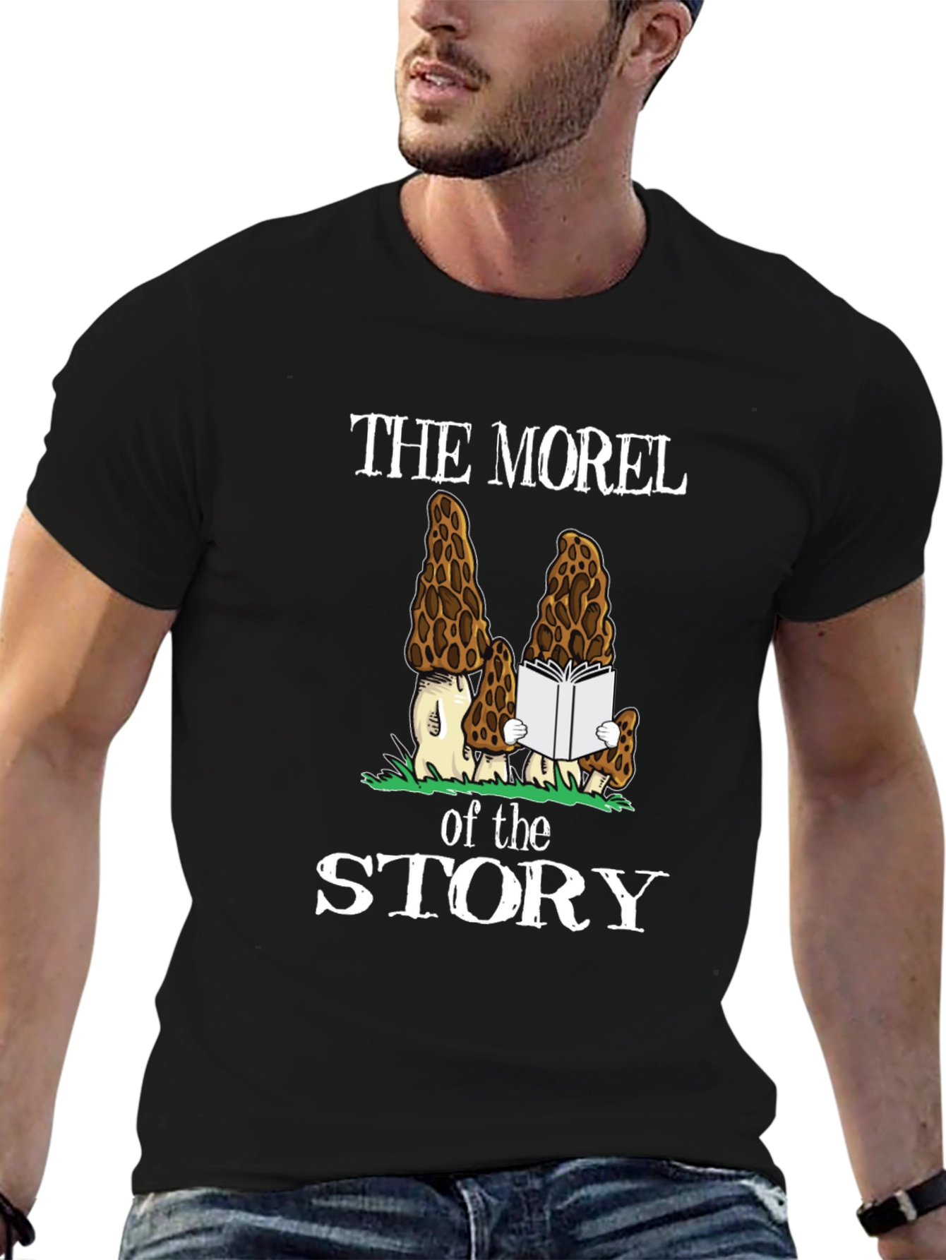 Black The Morel of the Story T-Shirt view 6