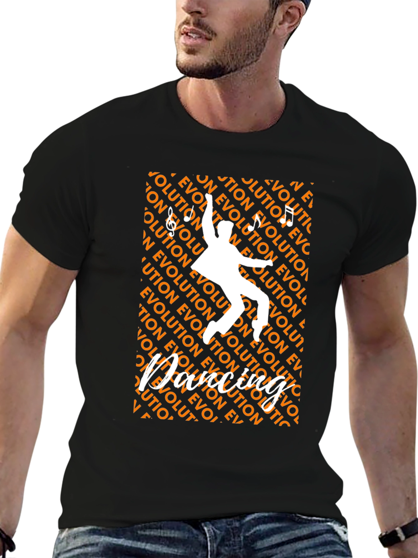 Black Evolution of Dance Black T-Shirt view 6