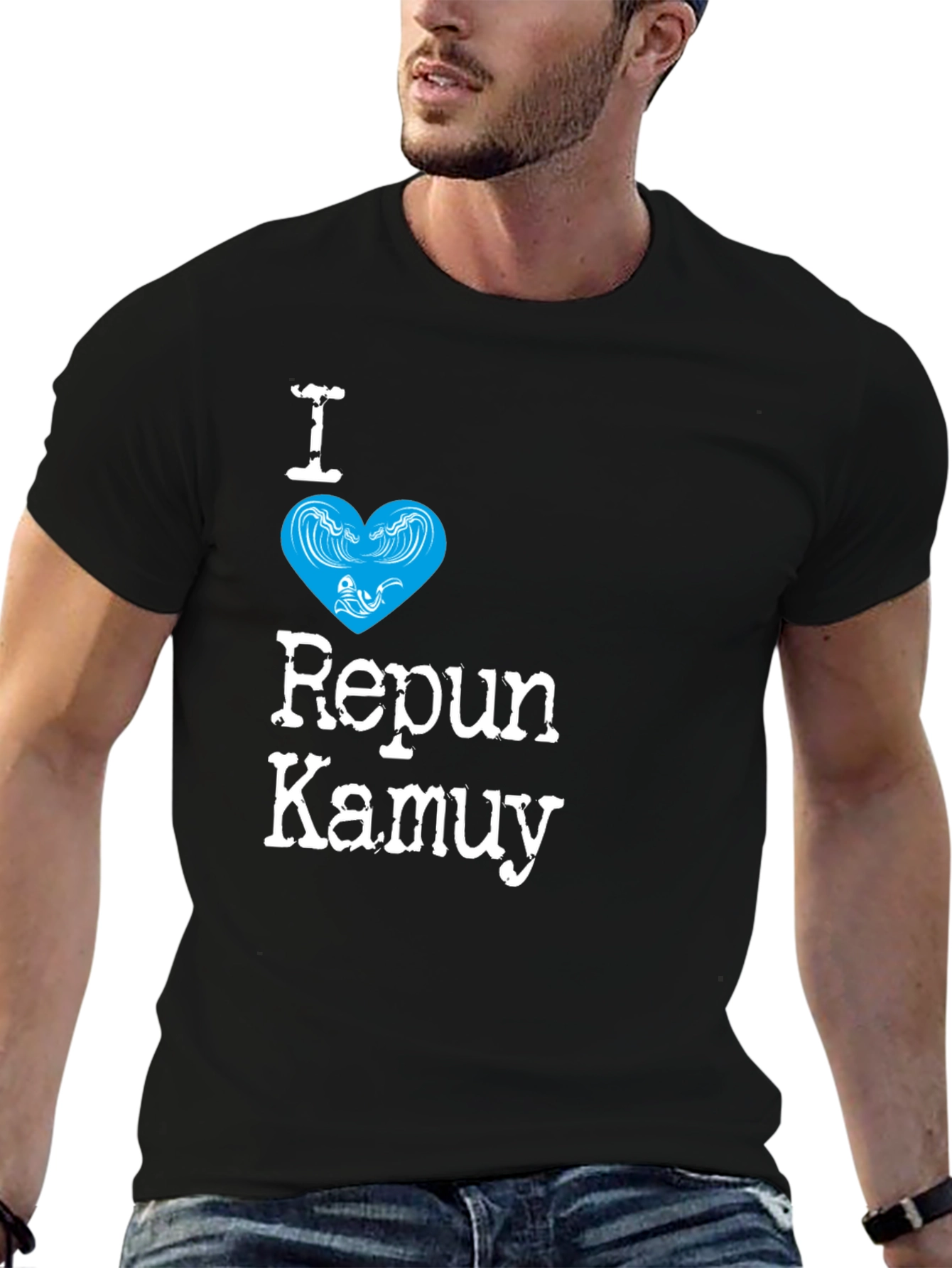 Black I Love Repun Kamuy Tee view 6