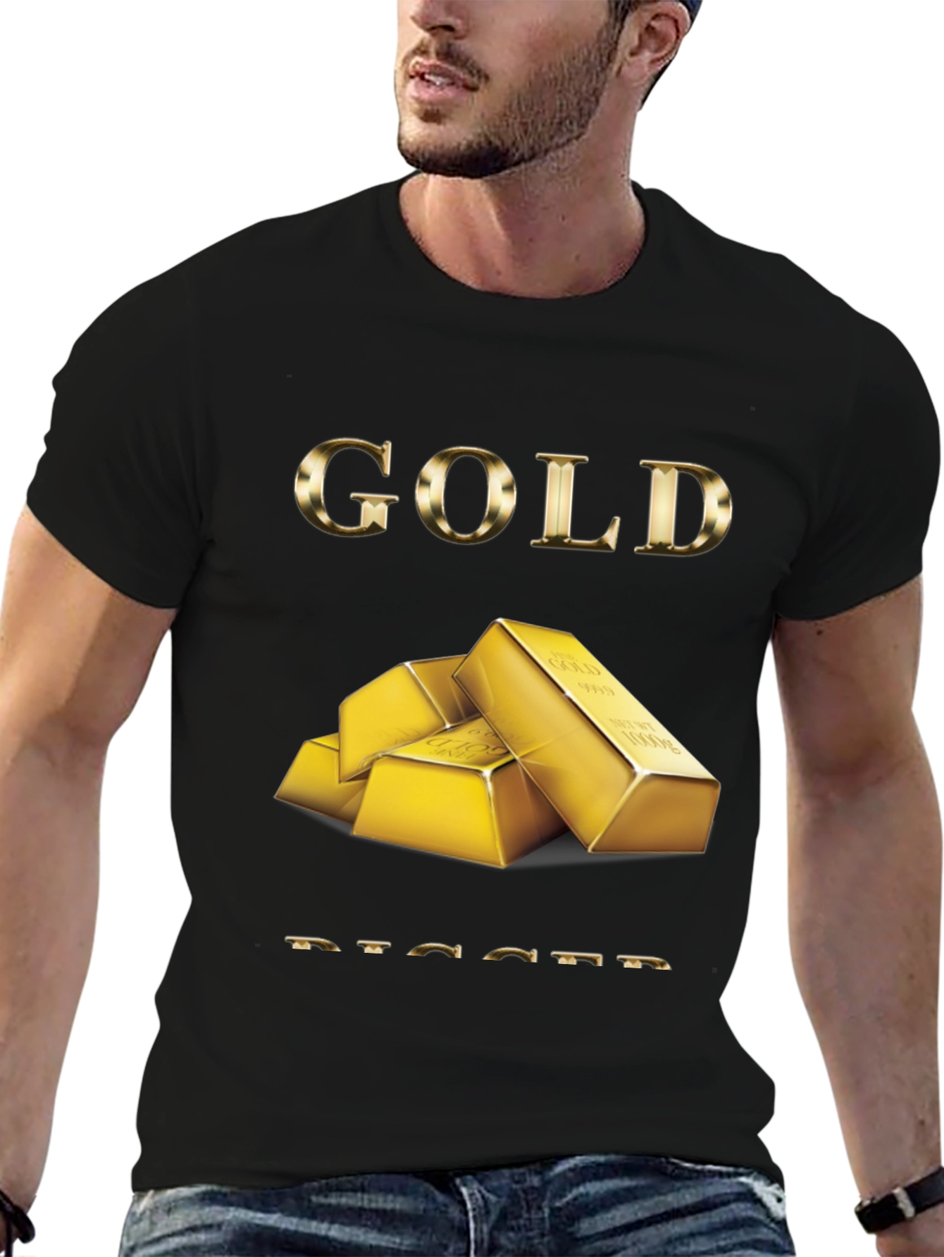 Black Gold Digger Graphic Tee view 6