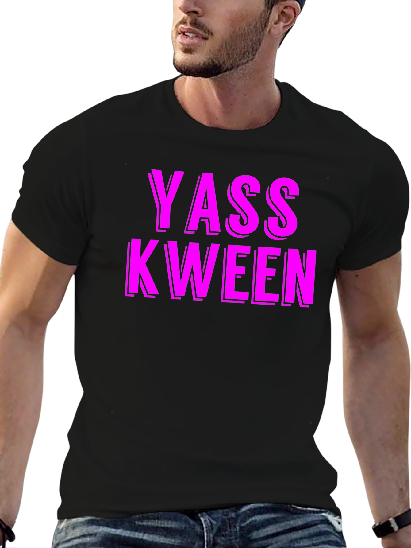 Black Yass Kween Graphic Tee - Black view 6