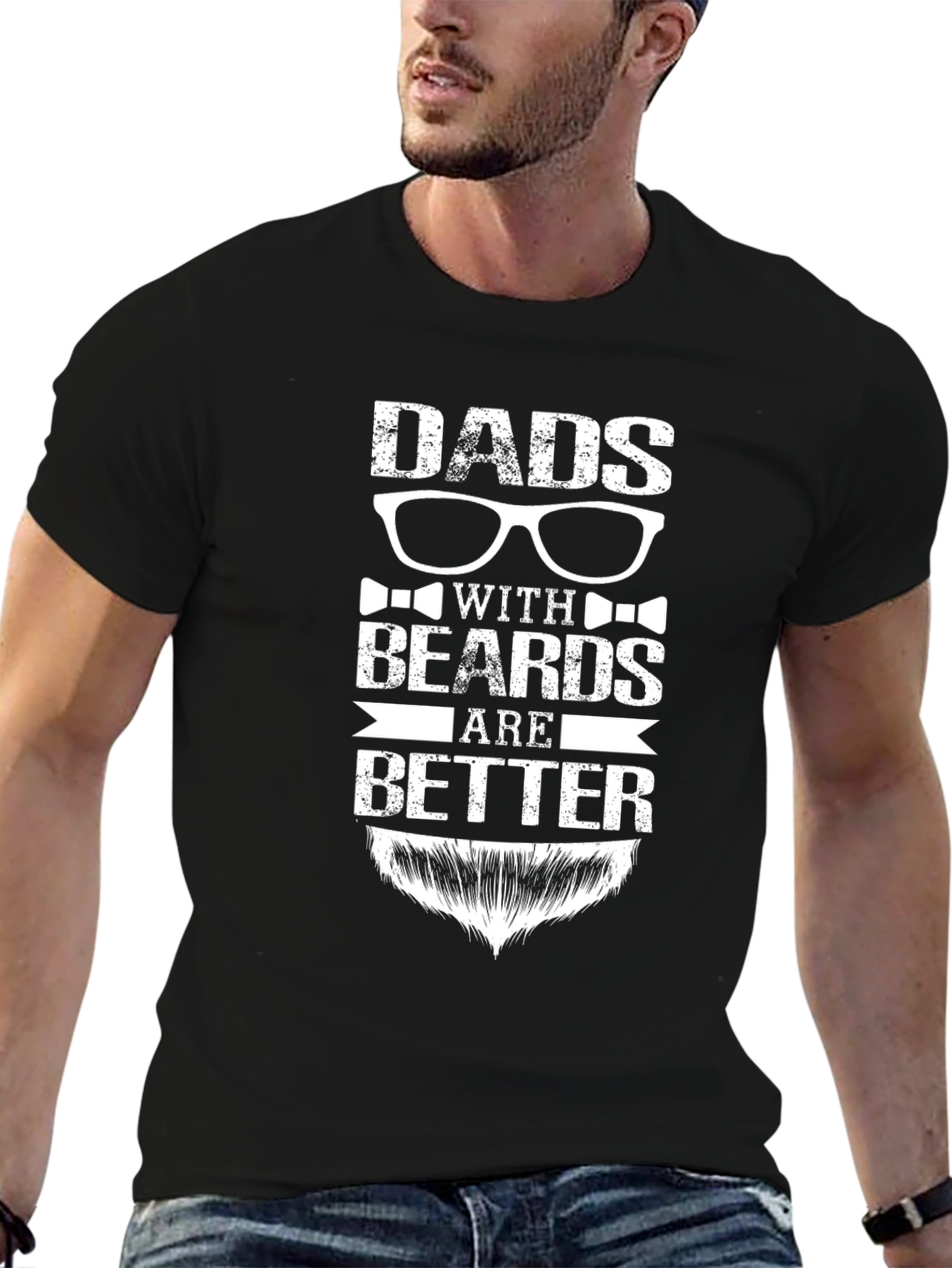 Black Dads With Beards T-Shirt view 6