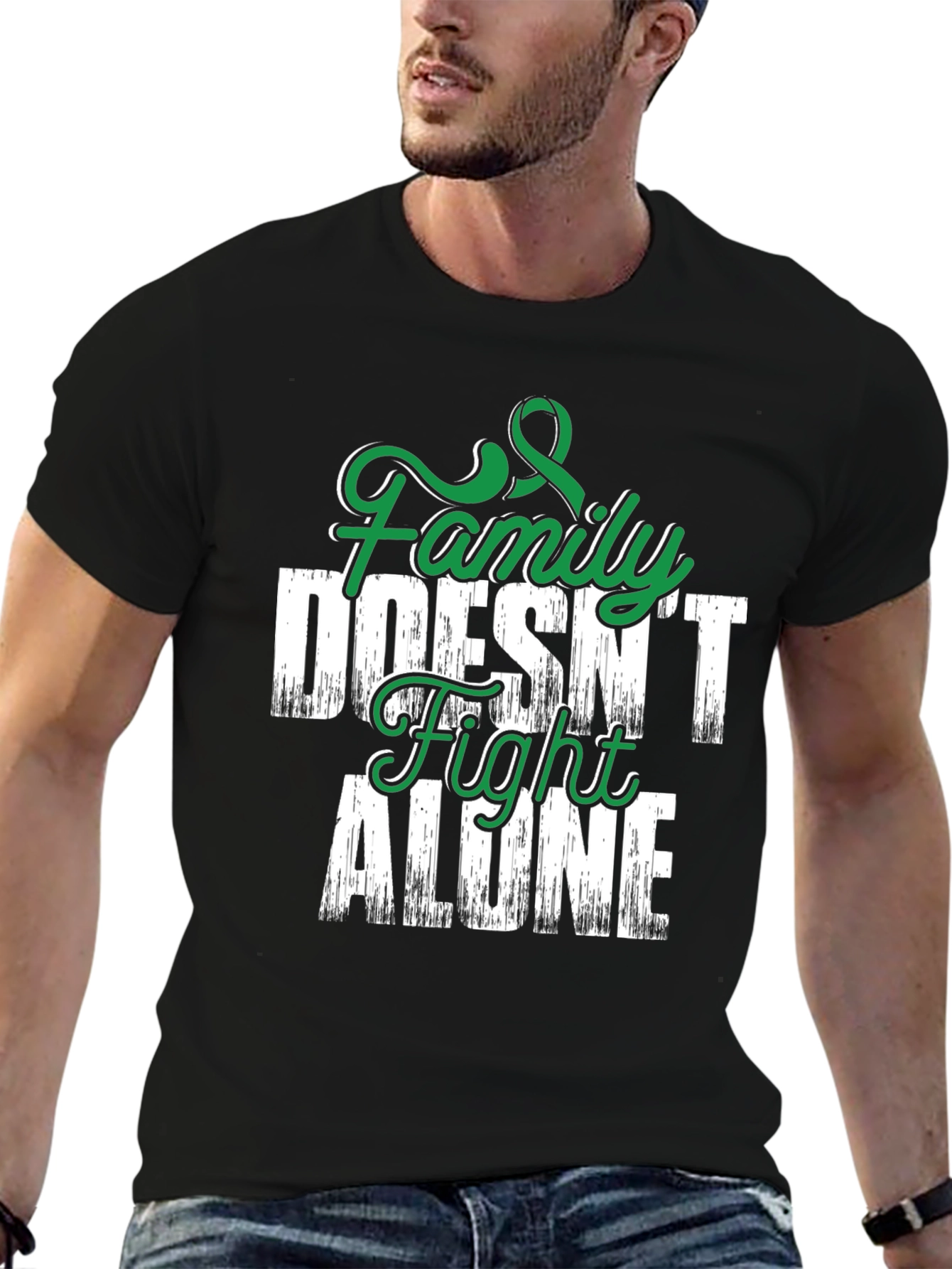 Family Doesn't Fight Alone Awareness T-Shirt - 6
