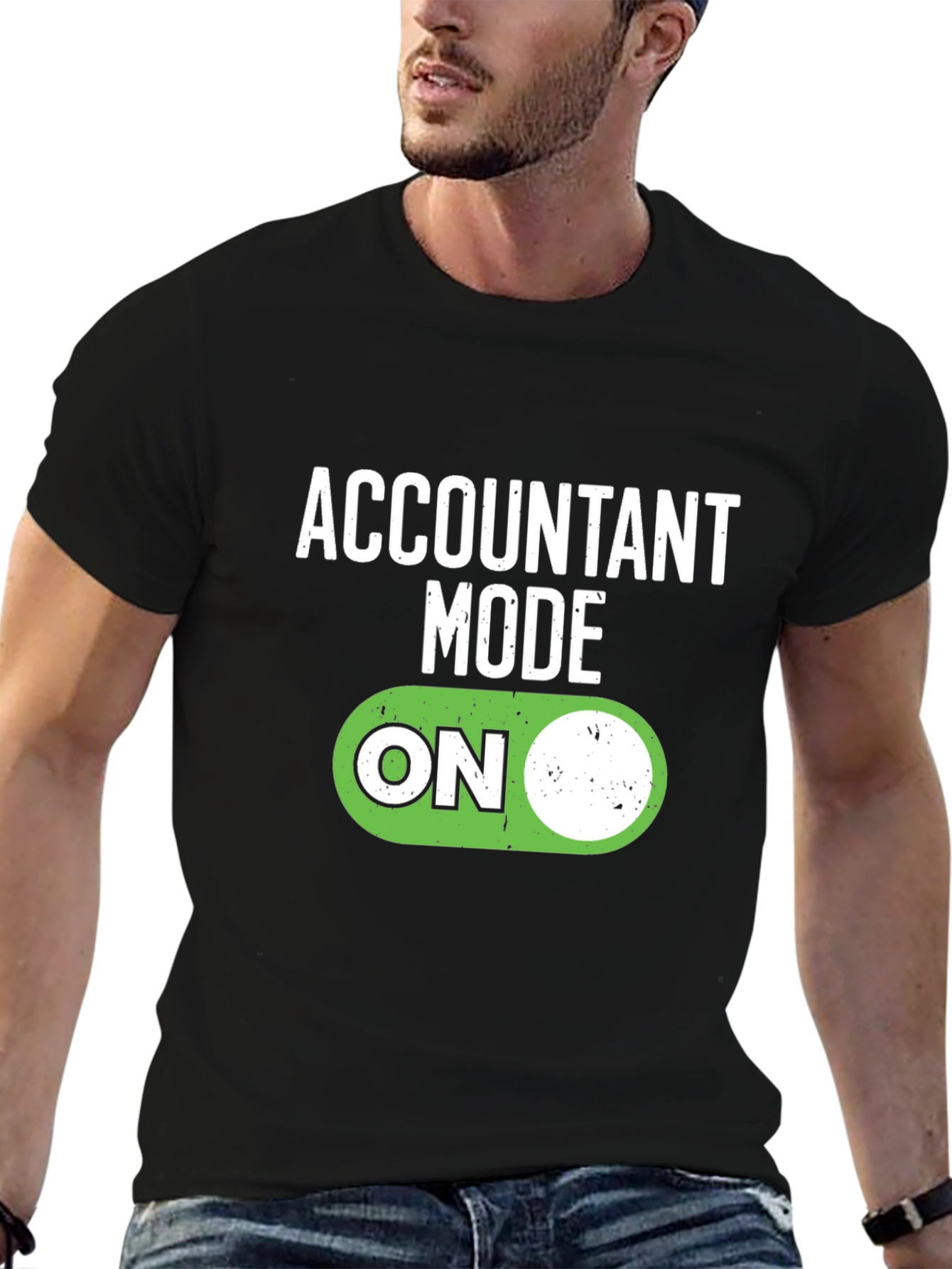 Black Accountant Mode On T-Shirt view 6