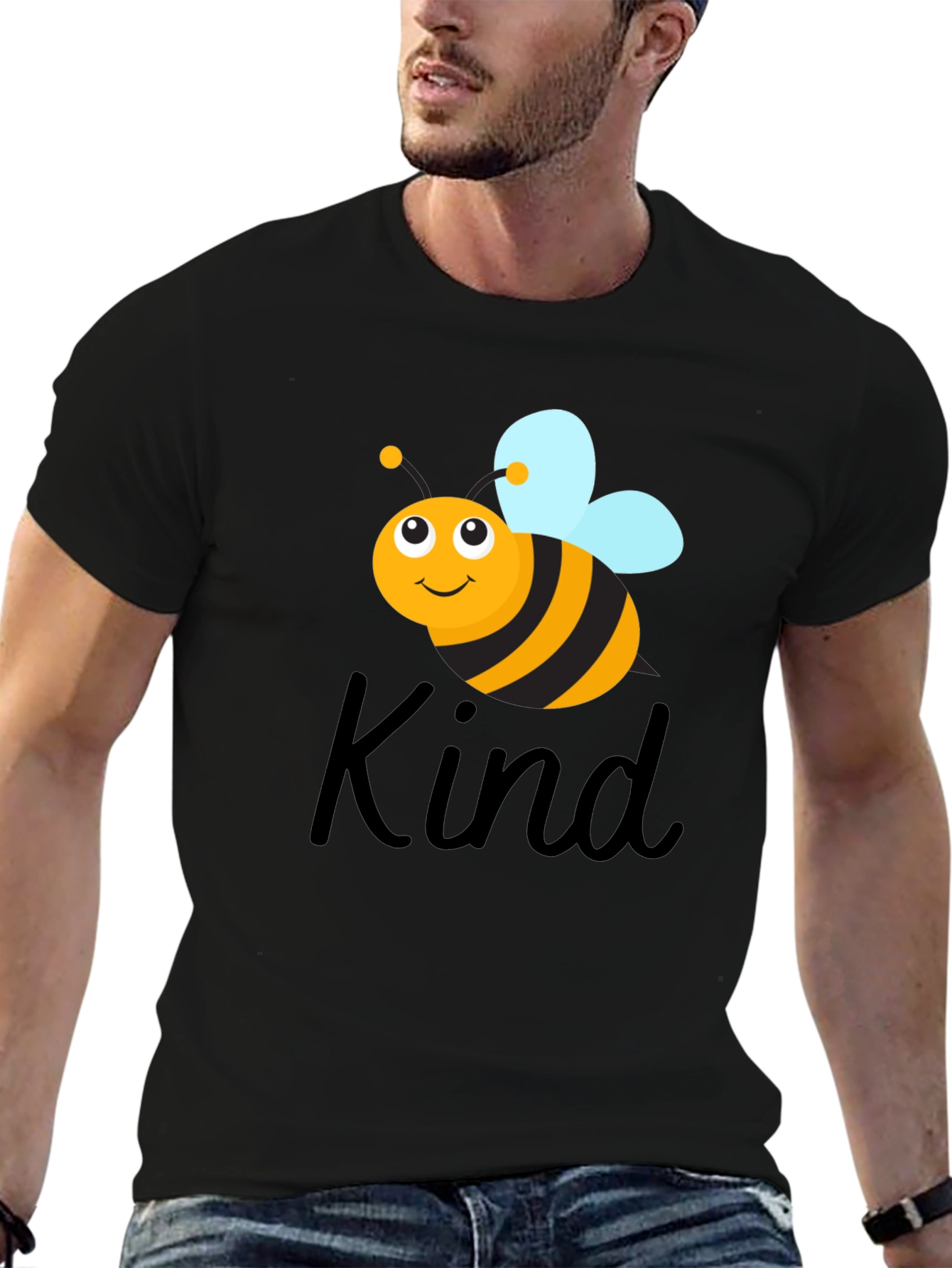 Black Be Kind Bee T-Shirt view 6