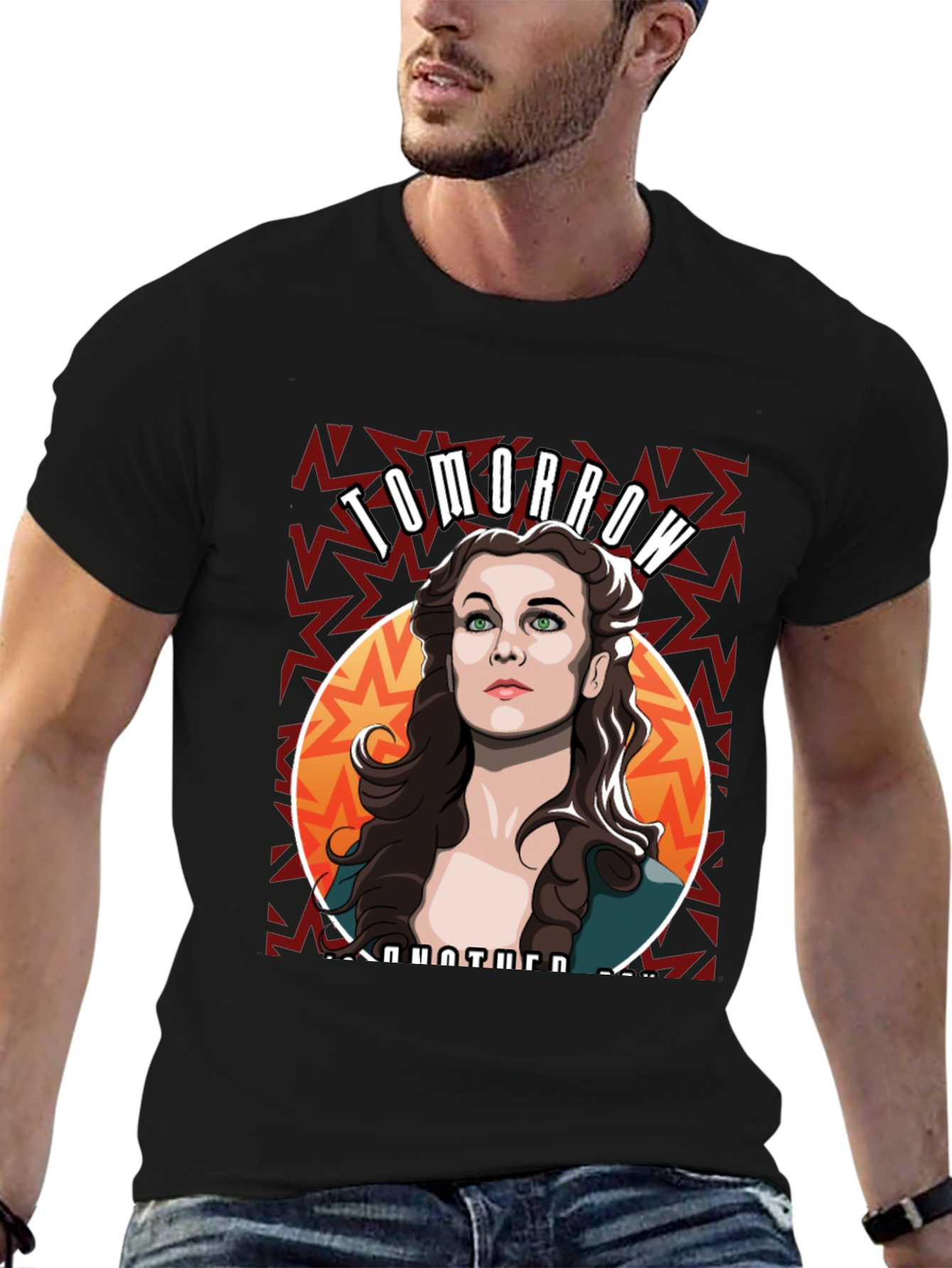 Black Tomorrow is Another Day T-Shirt view 6