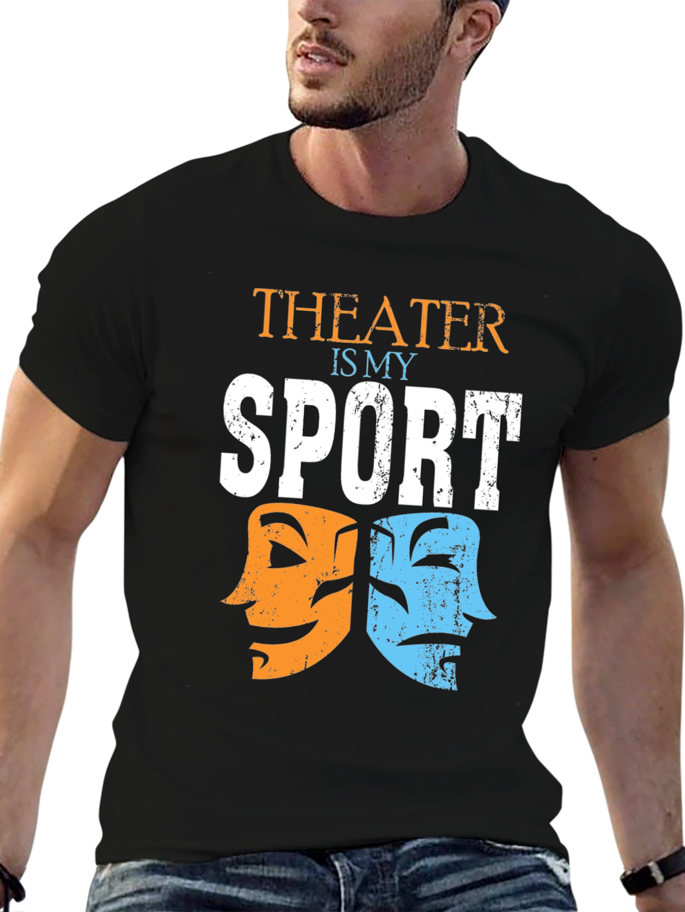 Black Theater Is My Sport Graphic Tee view 6