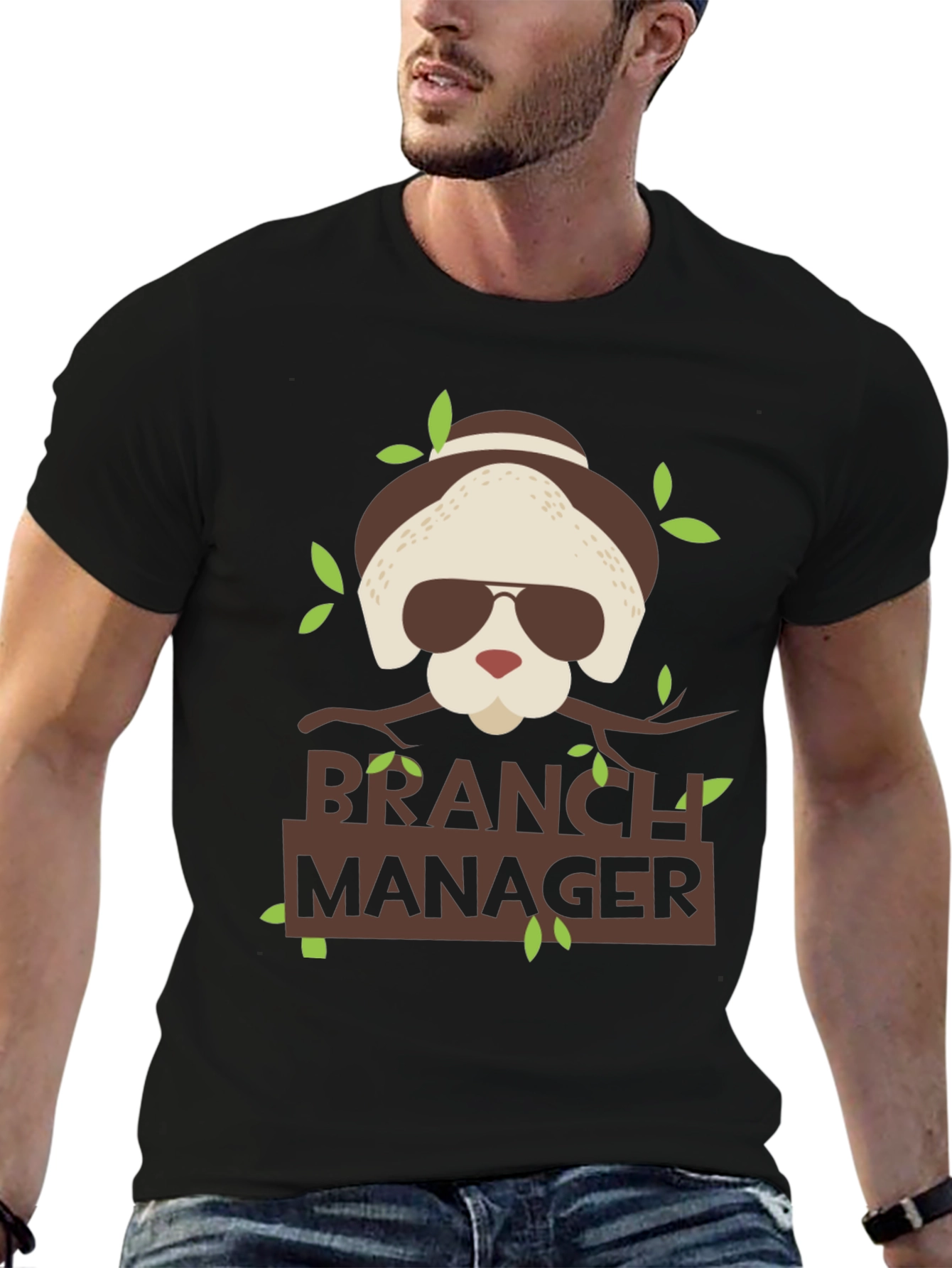 Black Branch Manager T-Shirt view 6
