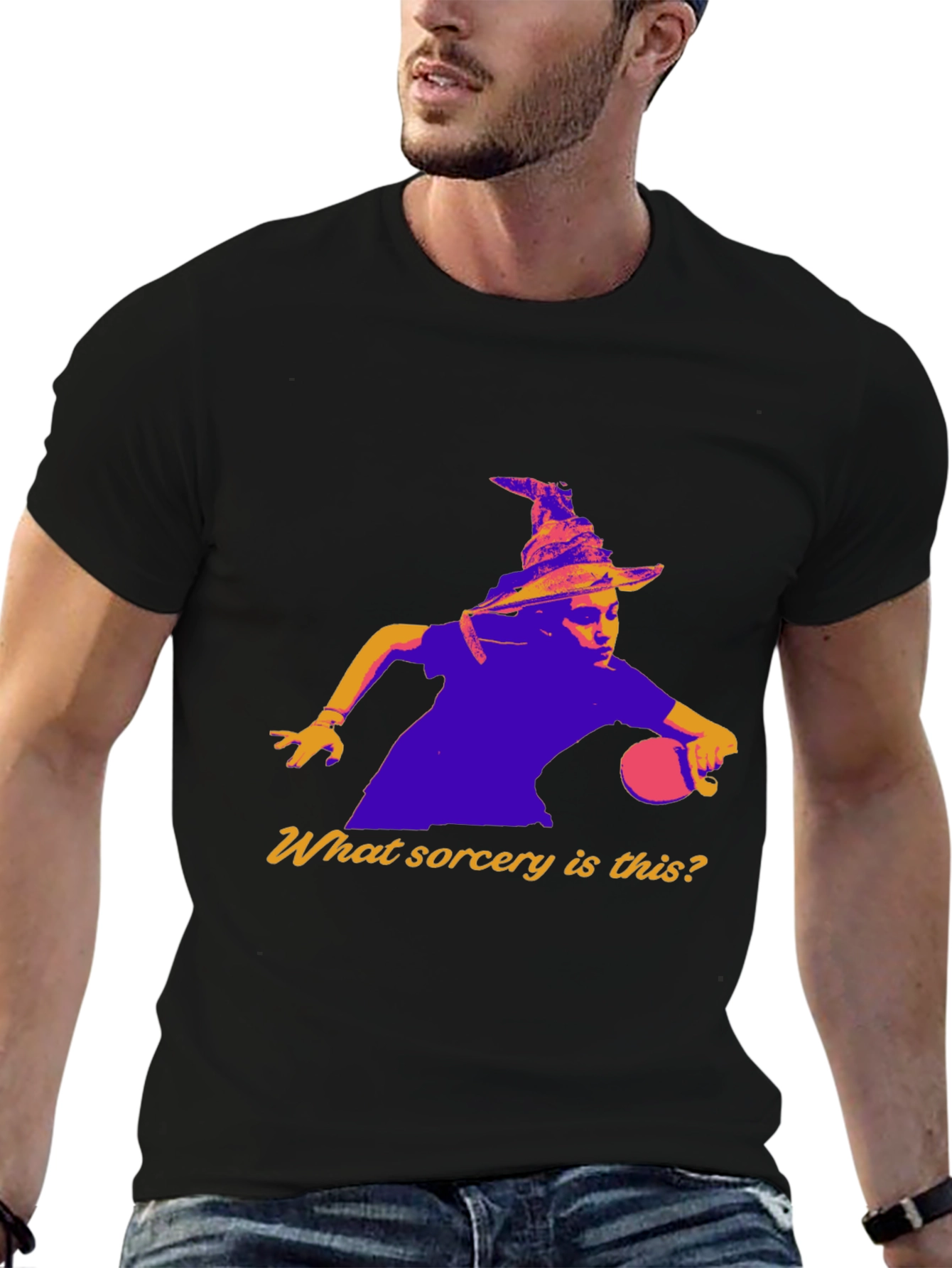 Black Wizardry T-Shirt: What Sorcery Is This? view 6