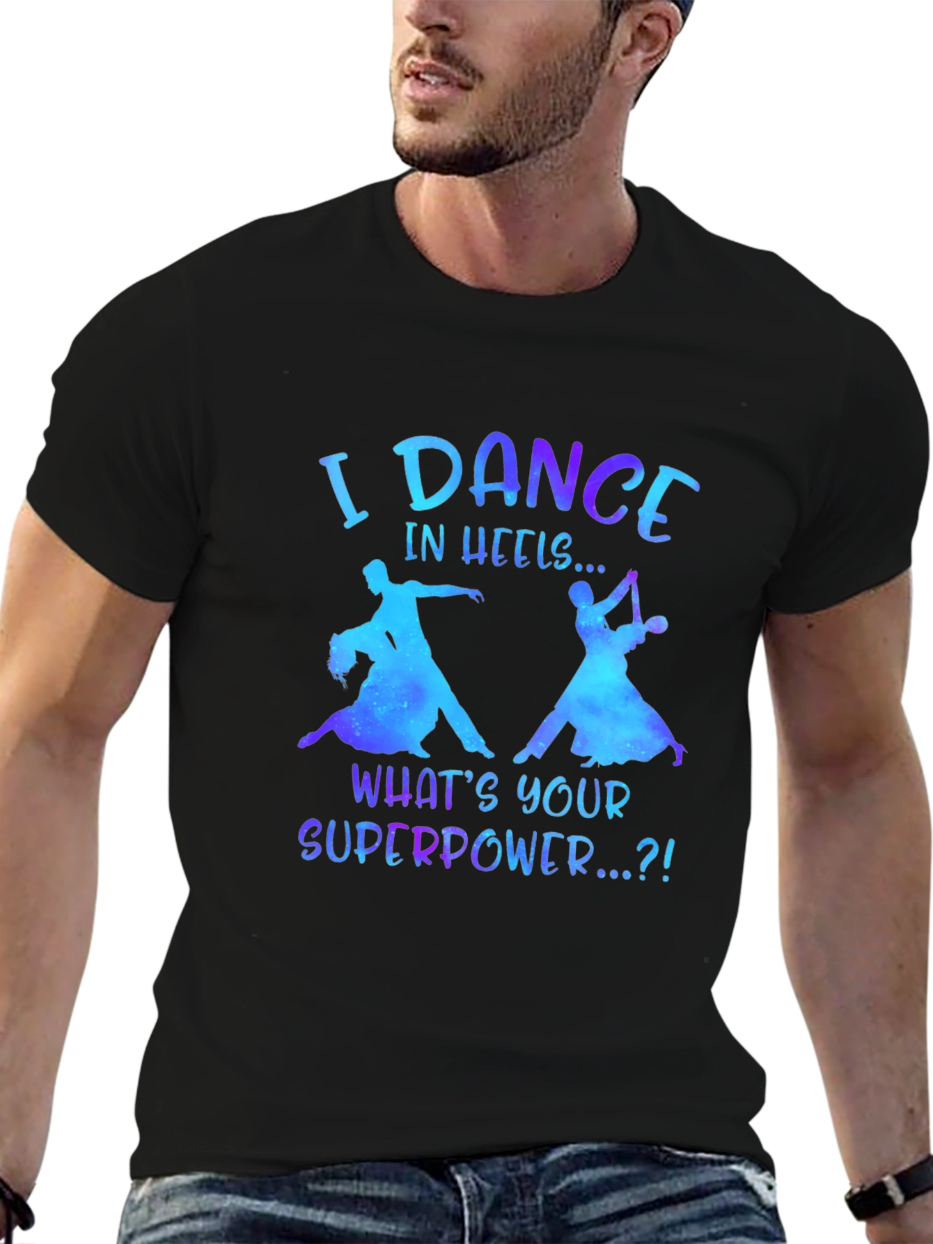 Black I Dance in Heels Graphic Tee view 6