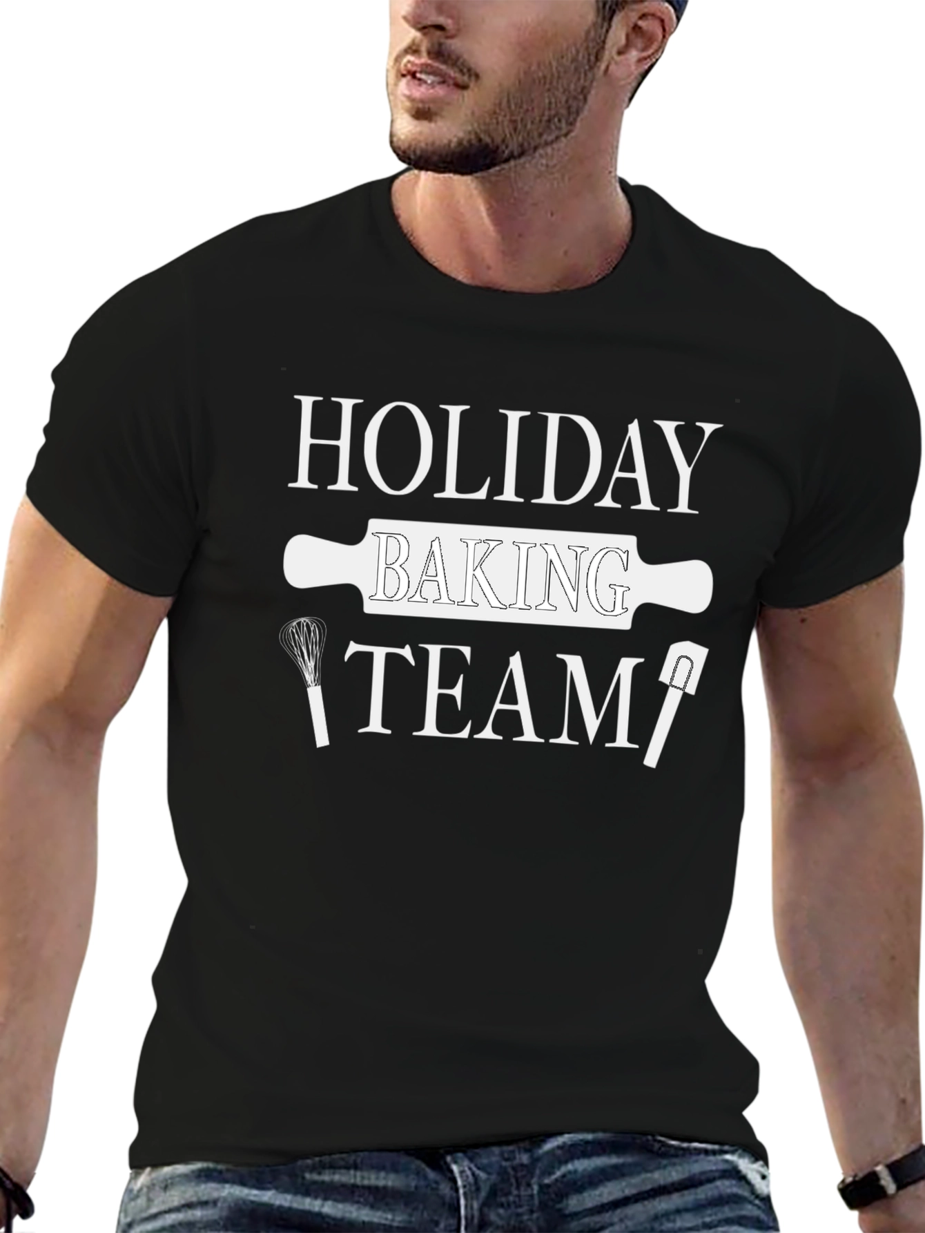 Holiday Baking Team T-Shirt - Festive Cook Apparel - 6