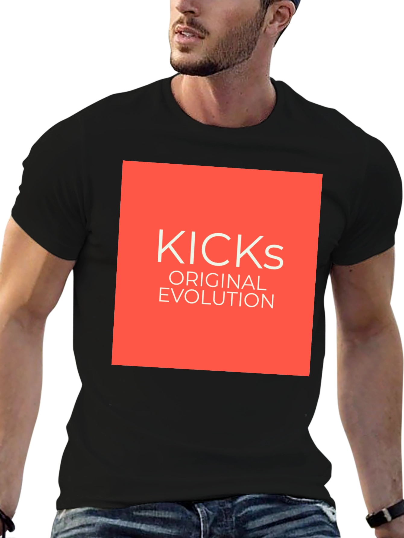 Black Kicks Original Evolution Graphic Tee - Black view 6