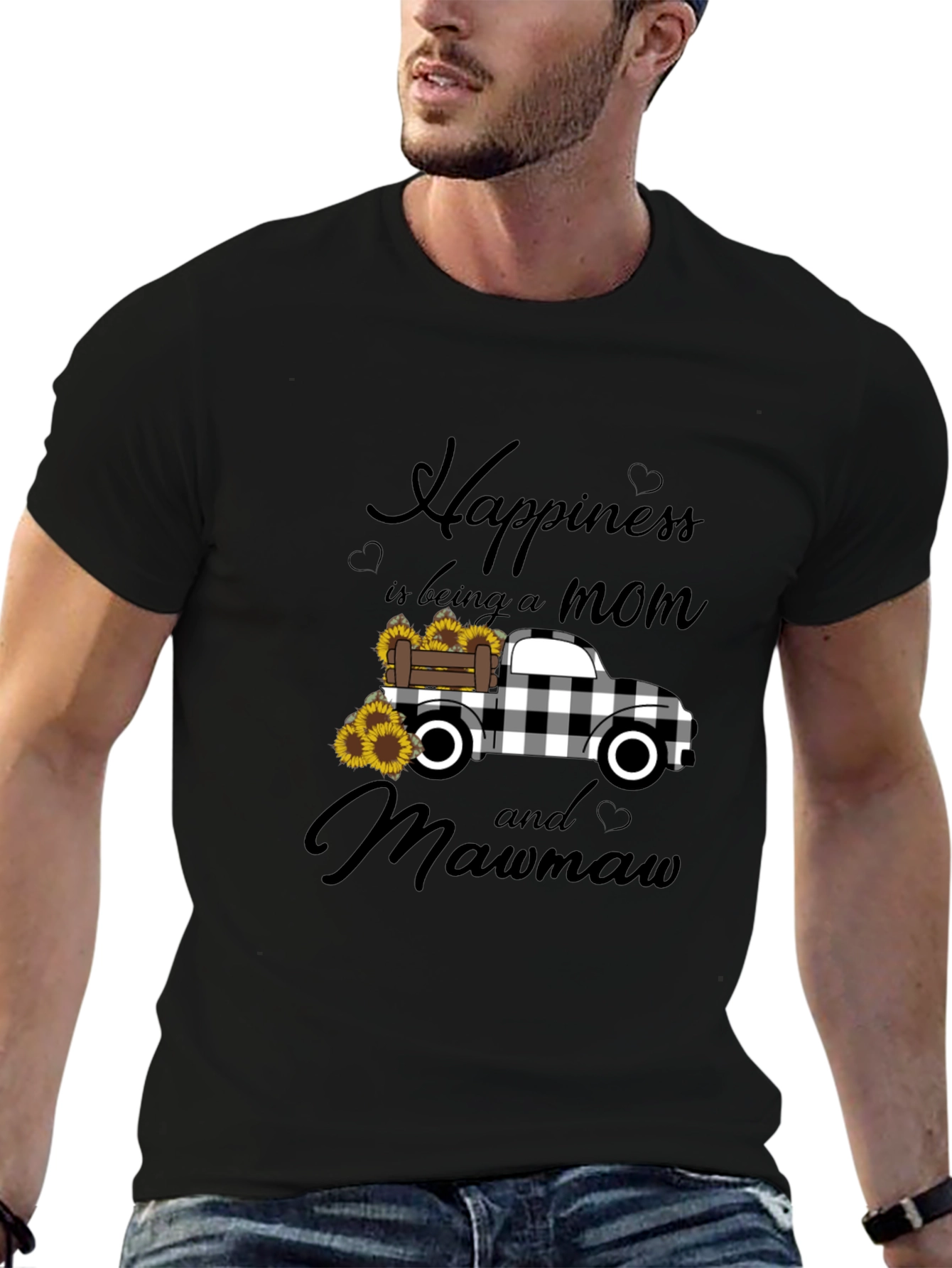 Happiness is Being a Mom and Mawmaw T-Shirt - 6