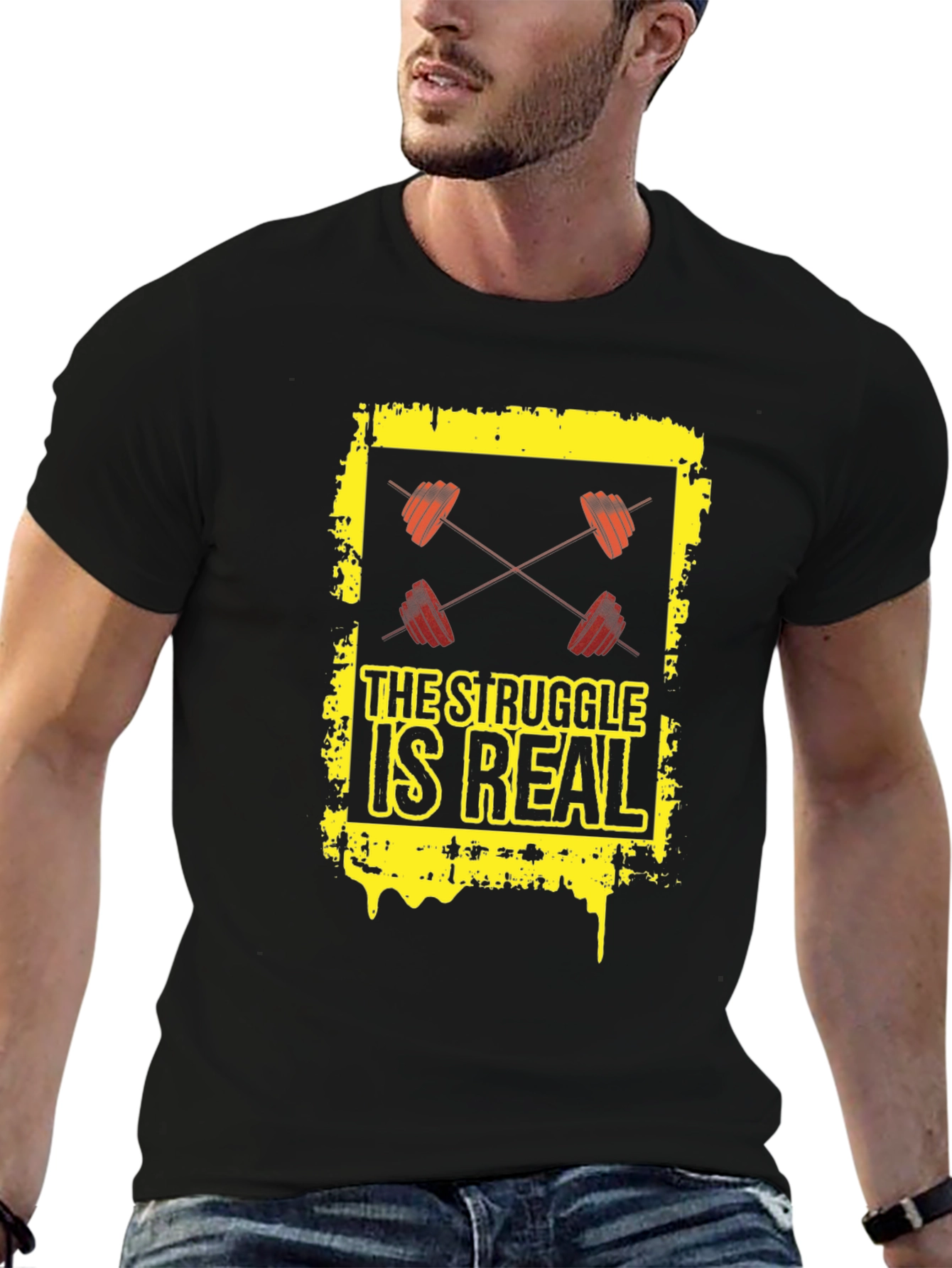 The Struggle Is Real Gym T-Shirt - 6