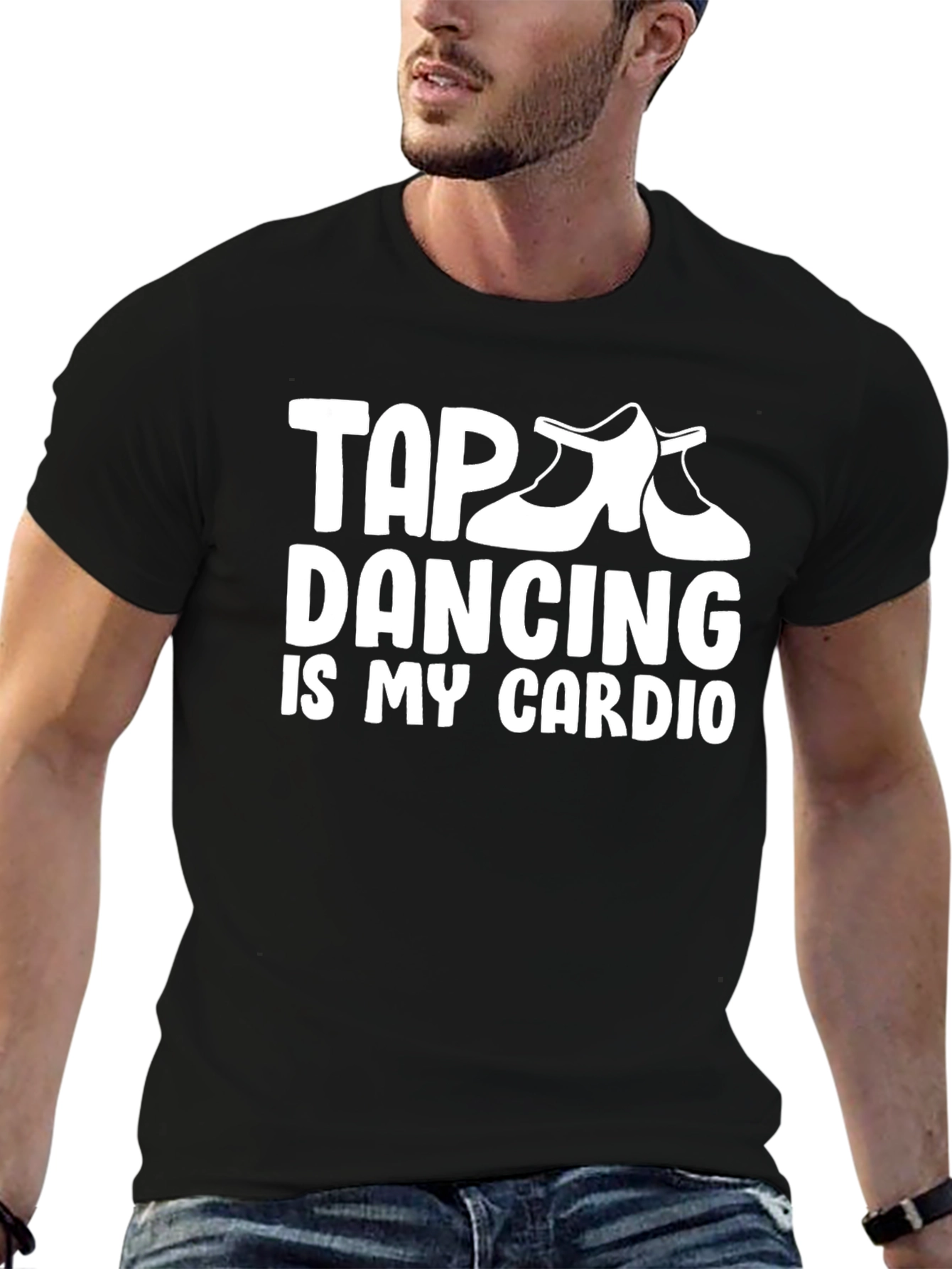 Black Tap Dancing is My Cardio Graphic Tee view 6