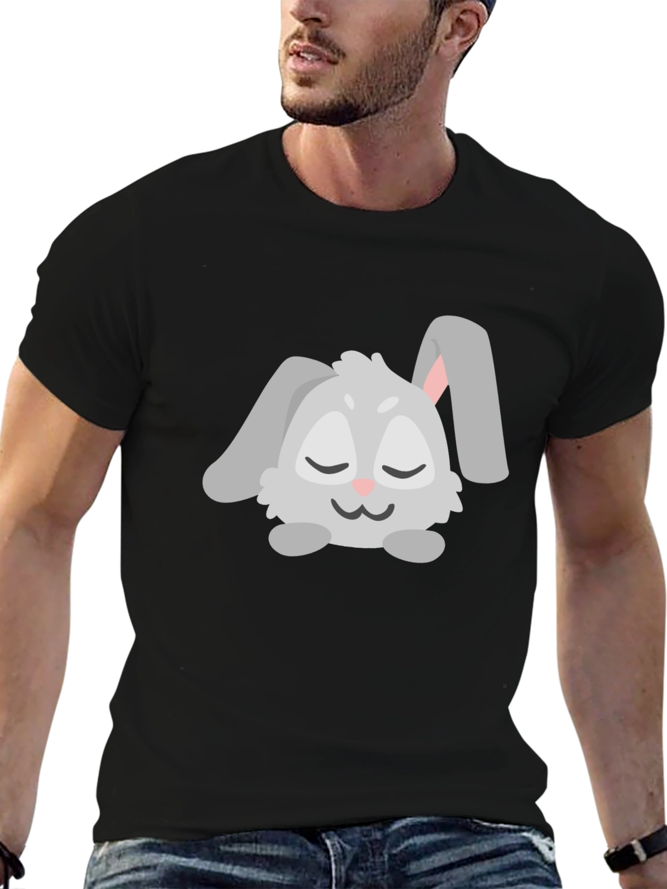 Cute Bunny Graphic Tee - Soft Cotton Comfort - 6