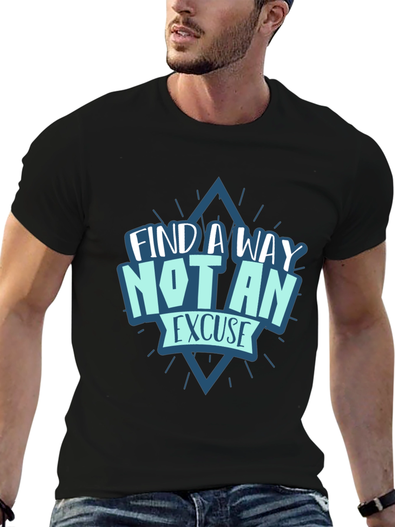 Black Find a Way Graphic T-Shirt - Black view 6