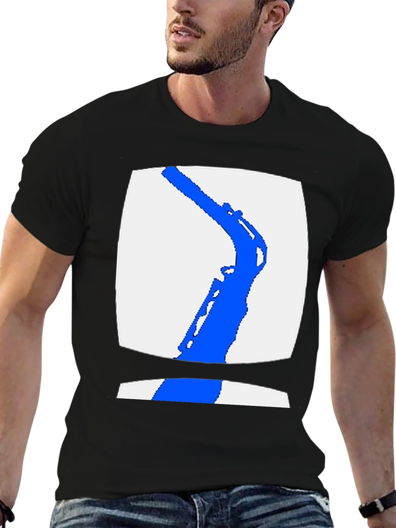 Saxophone Graphic Tee - Cool Music Lover Shirt - 6