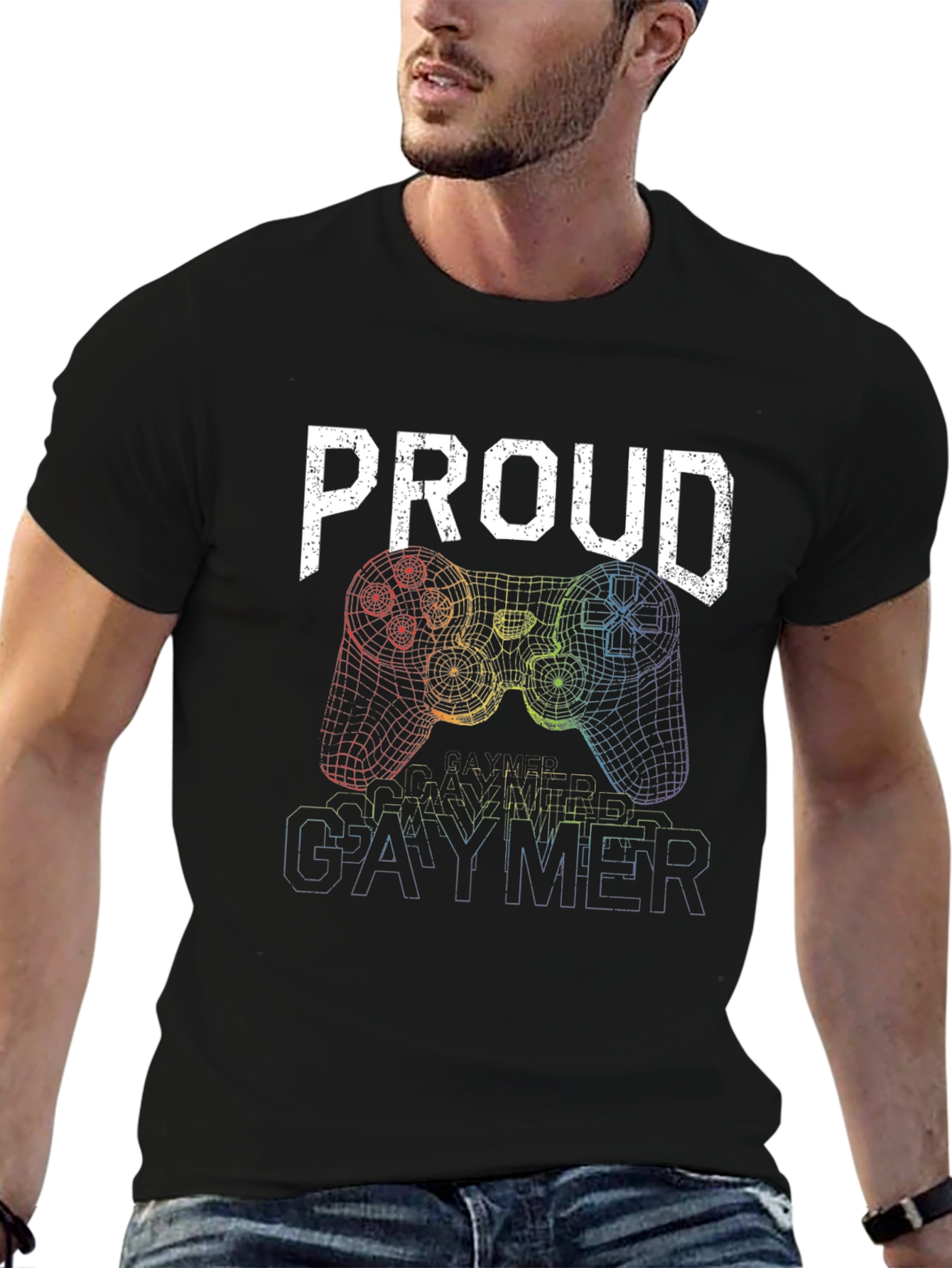 Proud Gaymer T-Shirt - LGBTQ+ Gamer Pride - 6