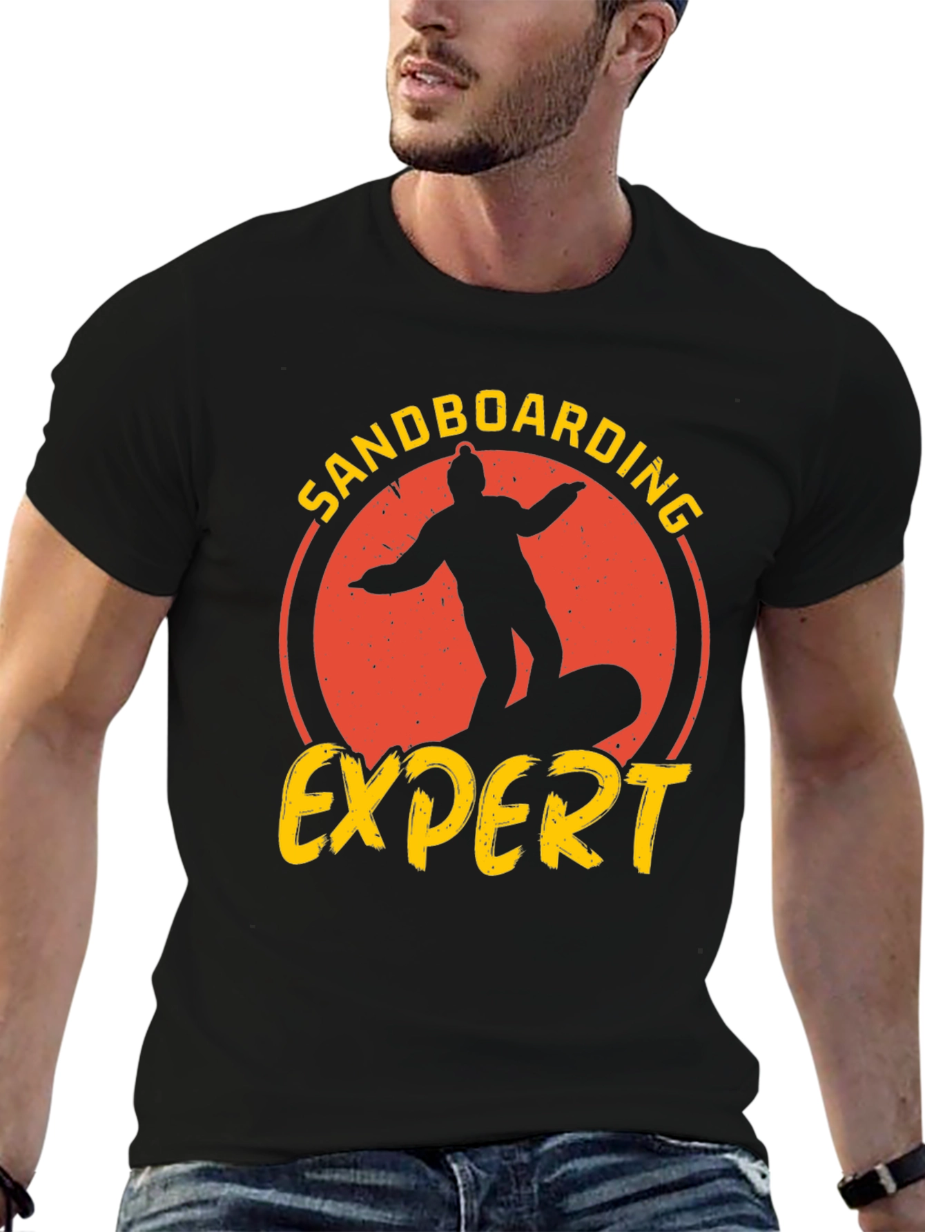 Sandboarding Expert T-Shirt - Cool Graphic Tee - 6