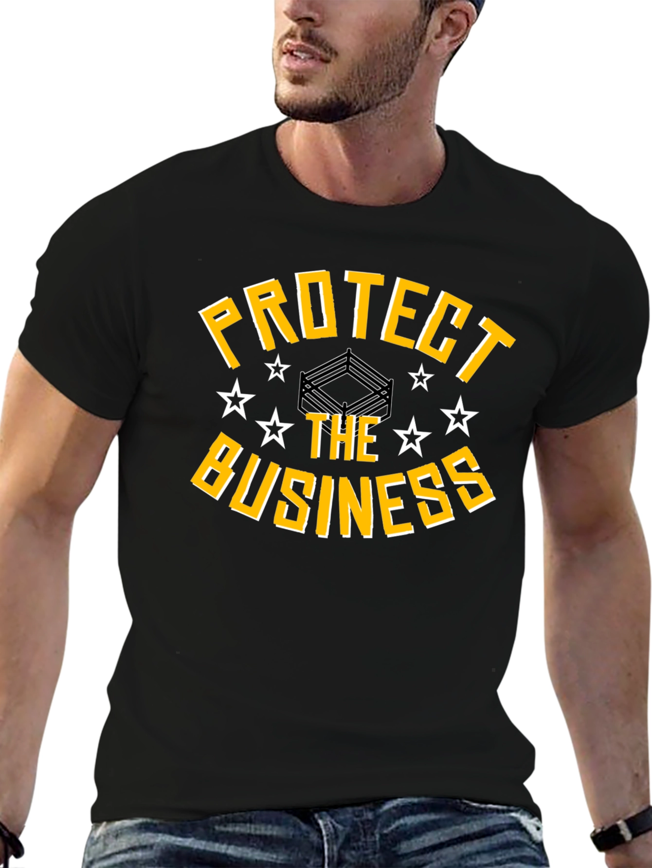 Black Protect The Business Graphic T-Shirt view 6