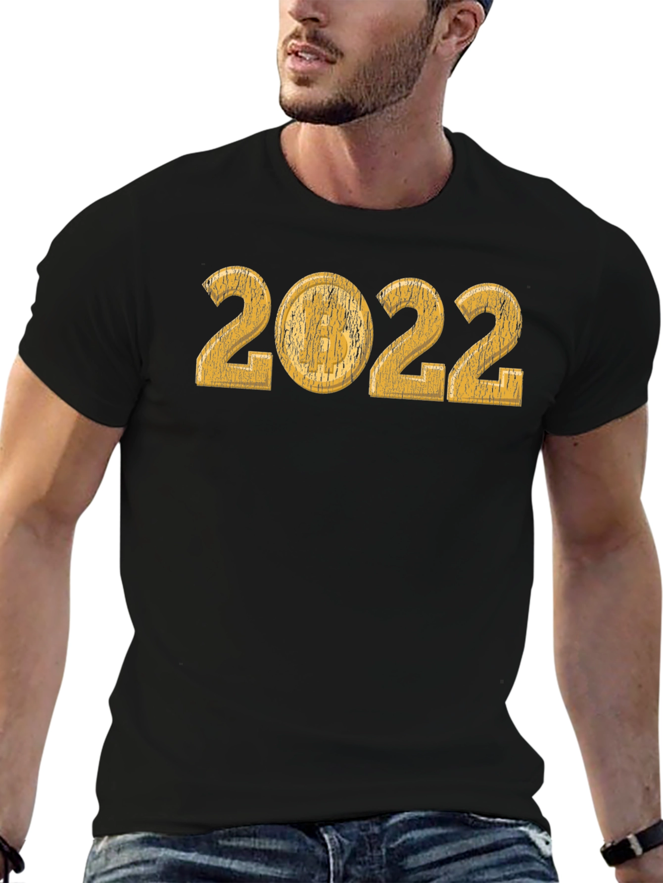 Black 2022 Graphic T-Shirt - Stylish Year Design view 6