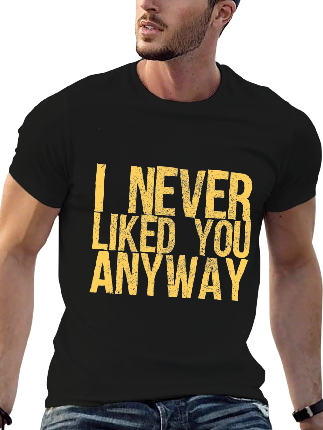Black I Never Liked You Anyway Graphic Tee view 6