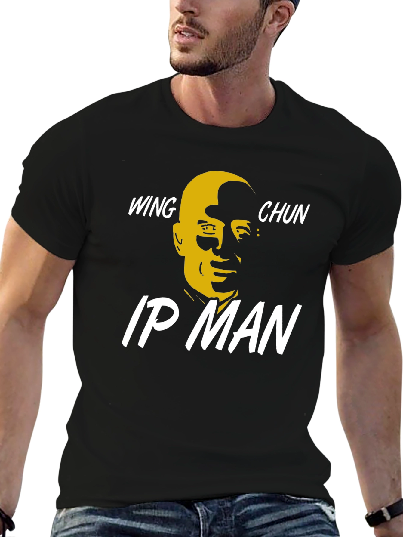 Black Wing Chun IP Man T-Shirt - Martial Arts Style view 6